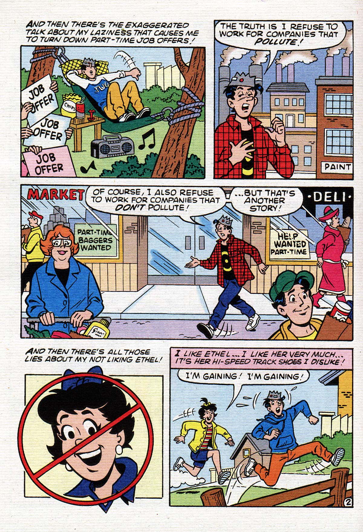 Read online Jughead's Double Digest Magazine comic -  Issue #94 - 183