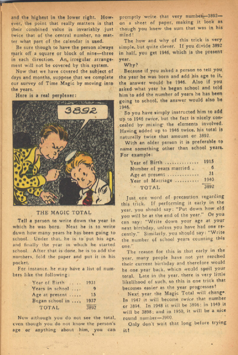 Read online Super-Magician Comics comic -  Issue #47 - 23