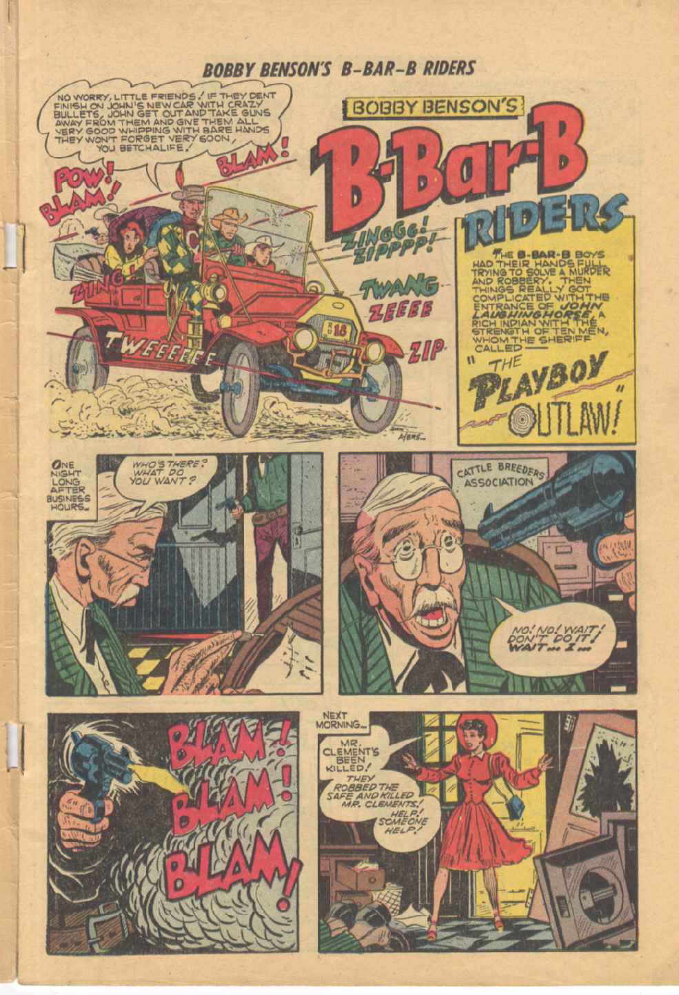 Read online Bobby Benson's B-Bar-B Riders comic -  Issue #19 - 3