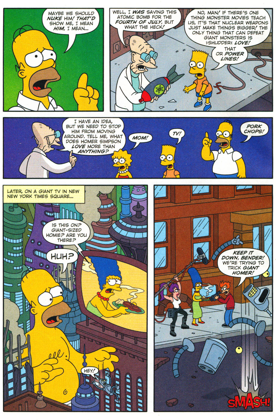 Read online The Simpsons/Futurama Crossover Crisis II comic -  Issue #2 - 25