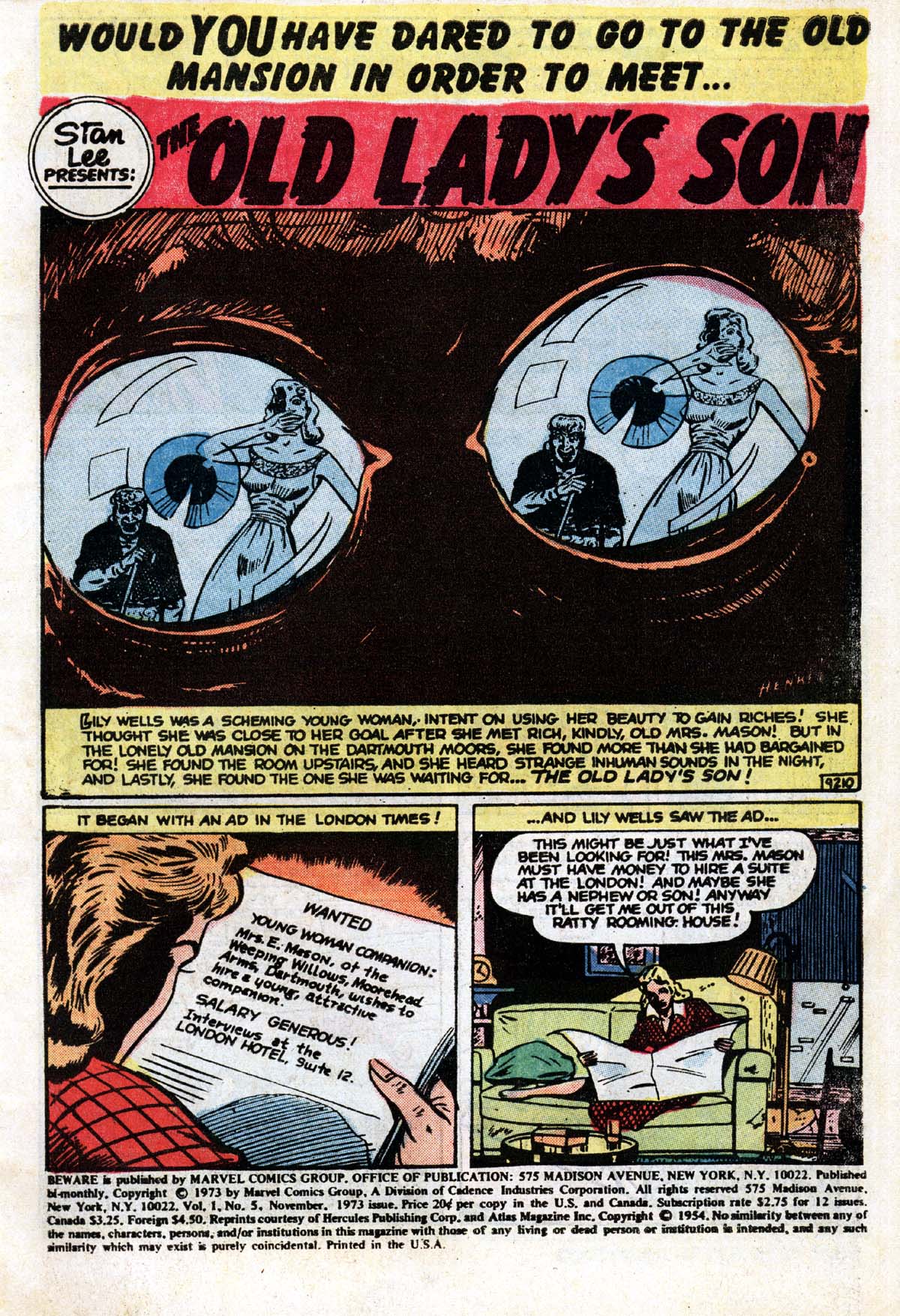 Read online Beware! (1973) comic -  Issue #5 - 3