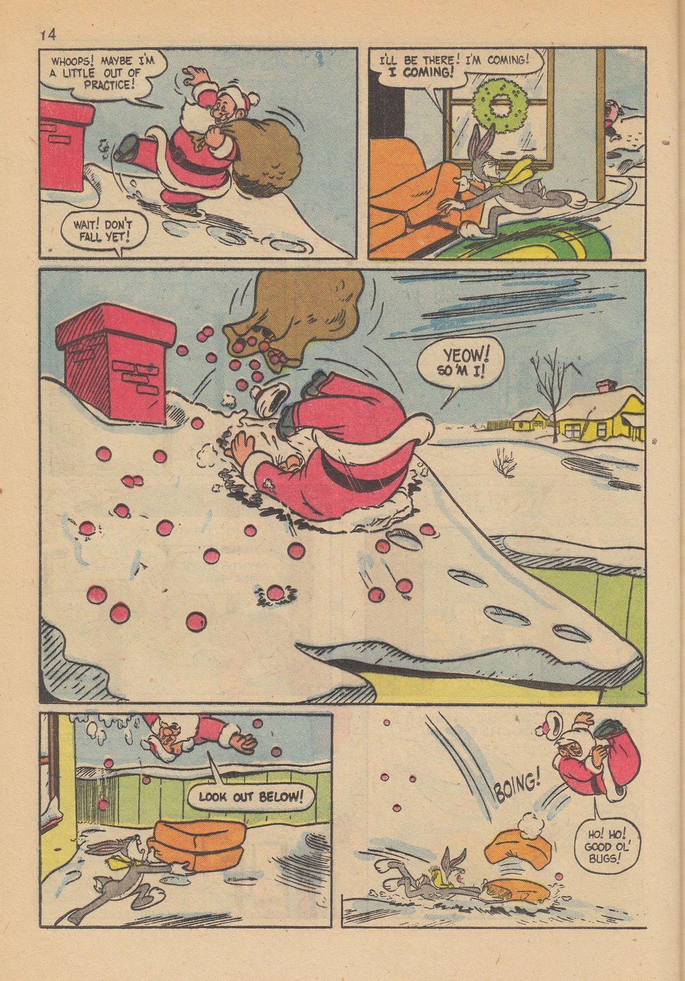 Read online Bugs Bunny's Christmas Funnies comic -  Issue # TPB 6 - 16