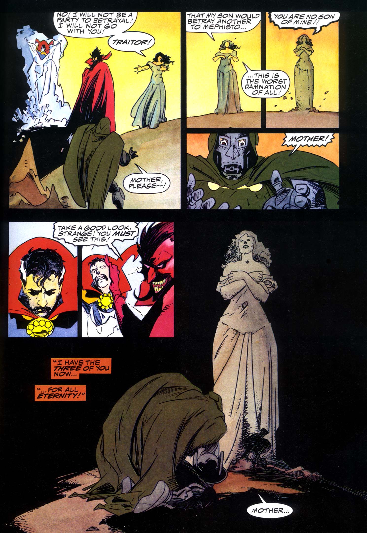 Read online Marvel Graphic Novel comic -  Issue #49 - Doctor Strange & Doctor Doom - Triumph & Torment - 68
