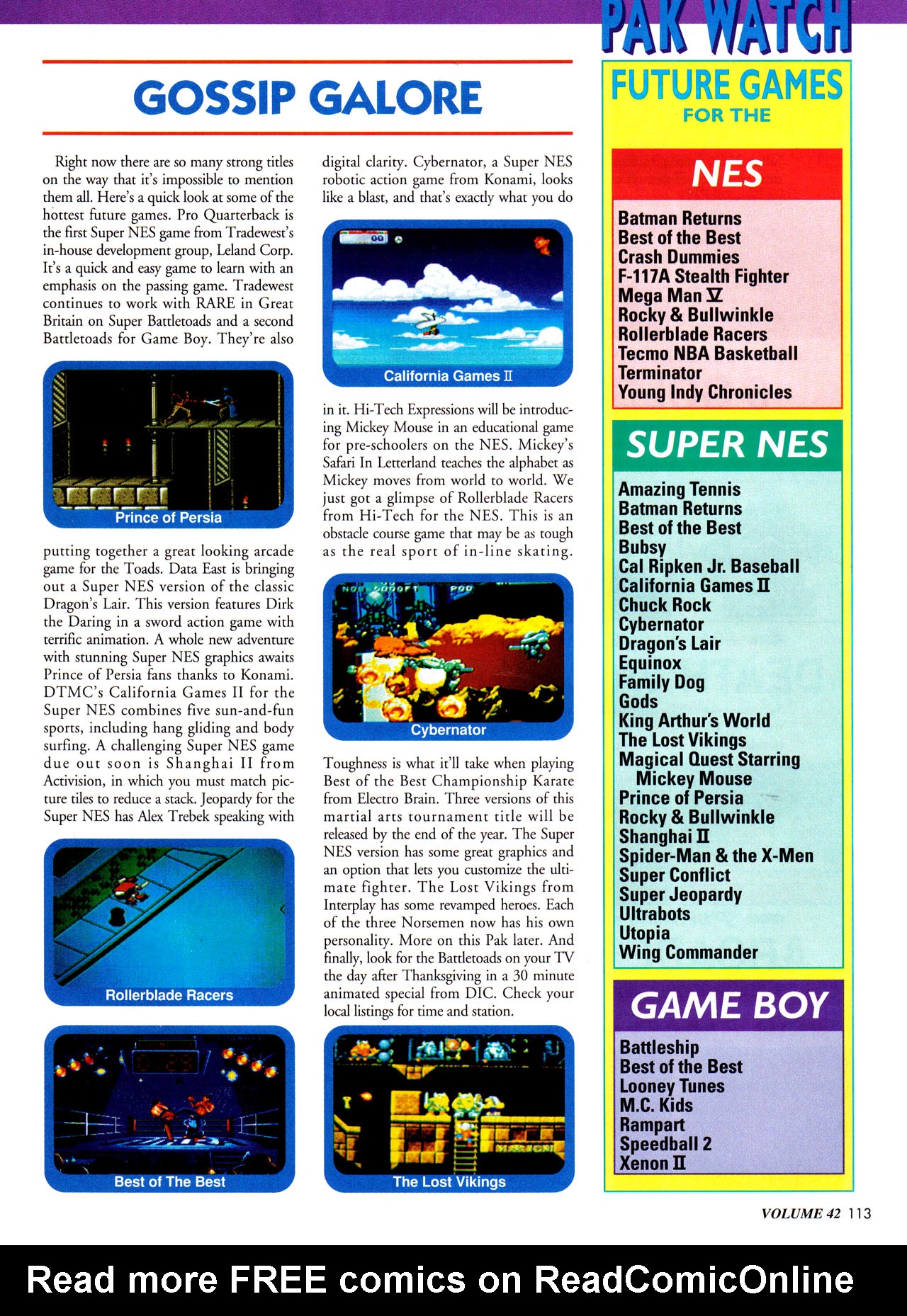 Read online Nintendo Power comic -  Issue #42 - 124