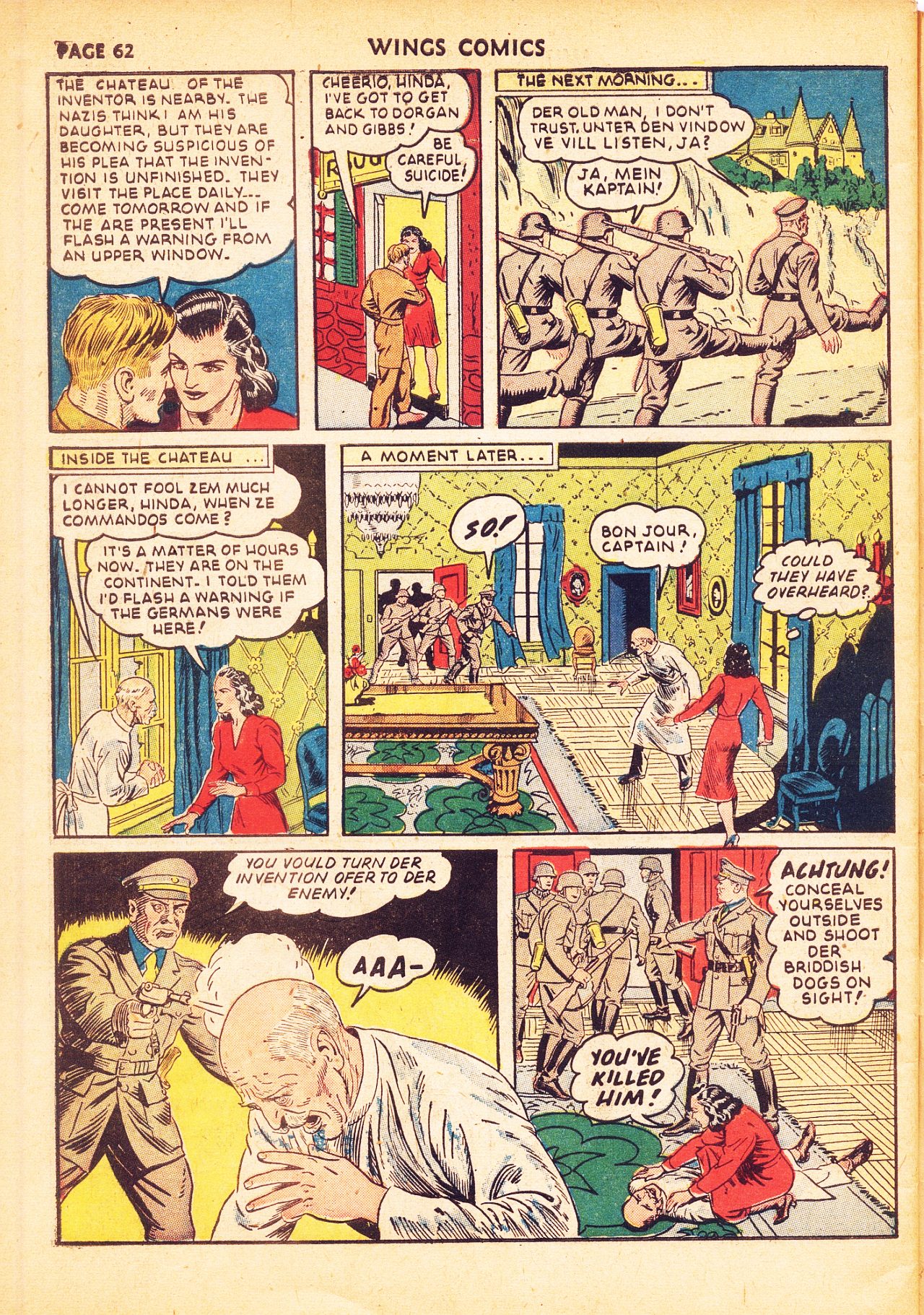 Read online Wings Comics comic -  Issue #20 - 64