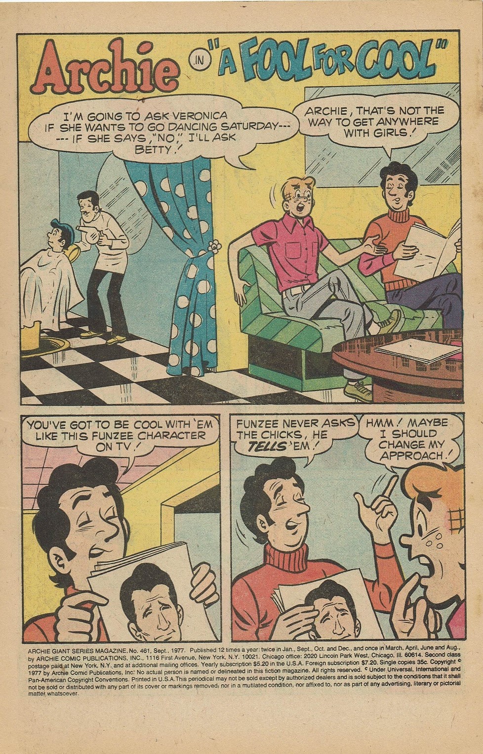 Read online Archie Giant Series Magazine comic -  Issue #461 - 3