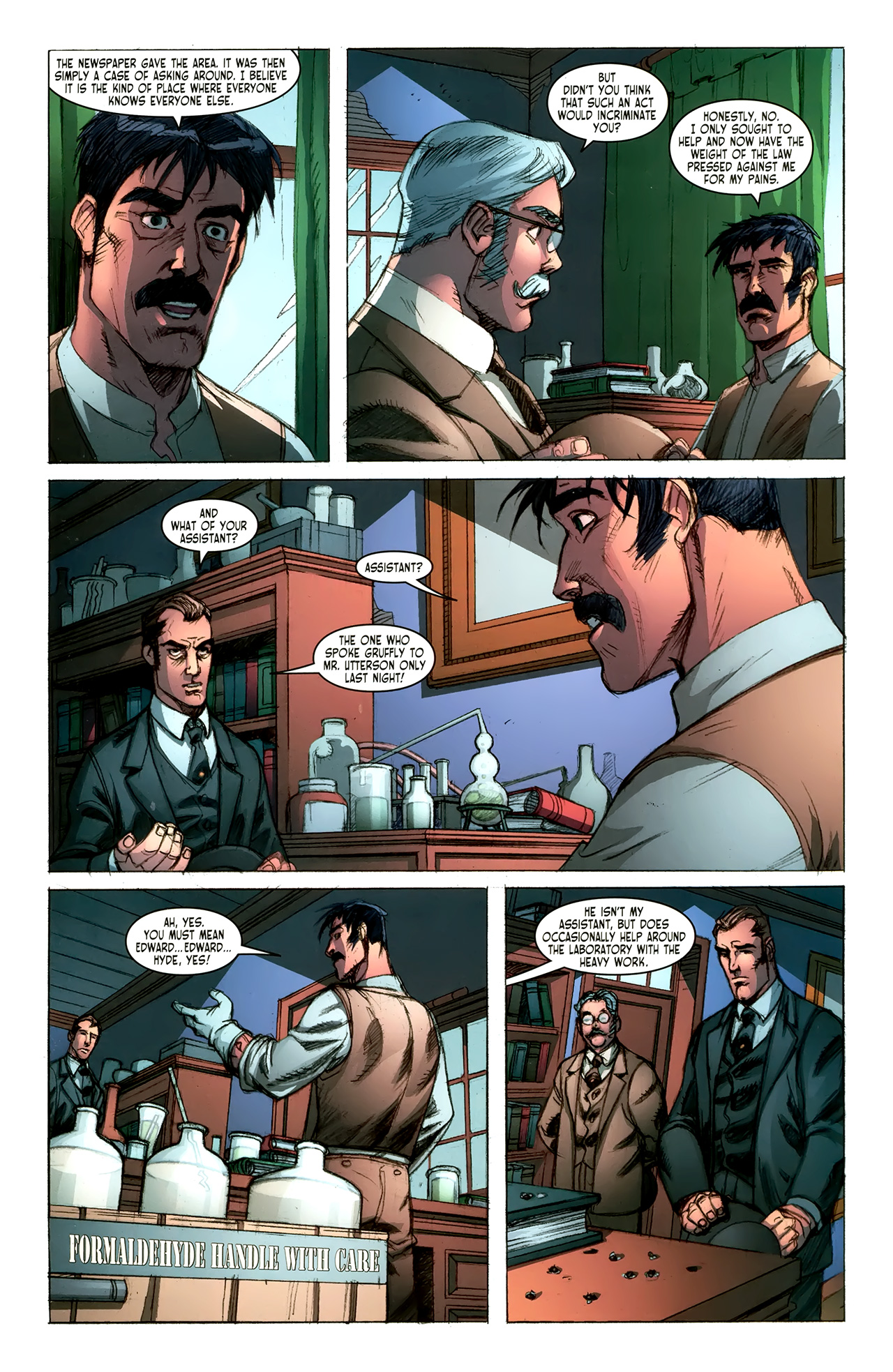 Read online Victorian Undead: Sherlock Holmes vs. Jekyll and Hyde comic -  Issue # Full - 18