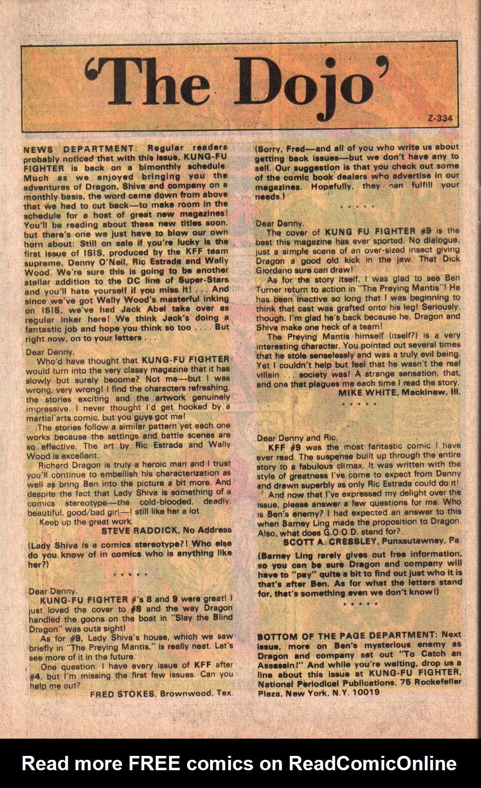 Read online Richard Dragon, Kung-Fu Fighter comic -  Issue #12 - 32