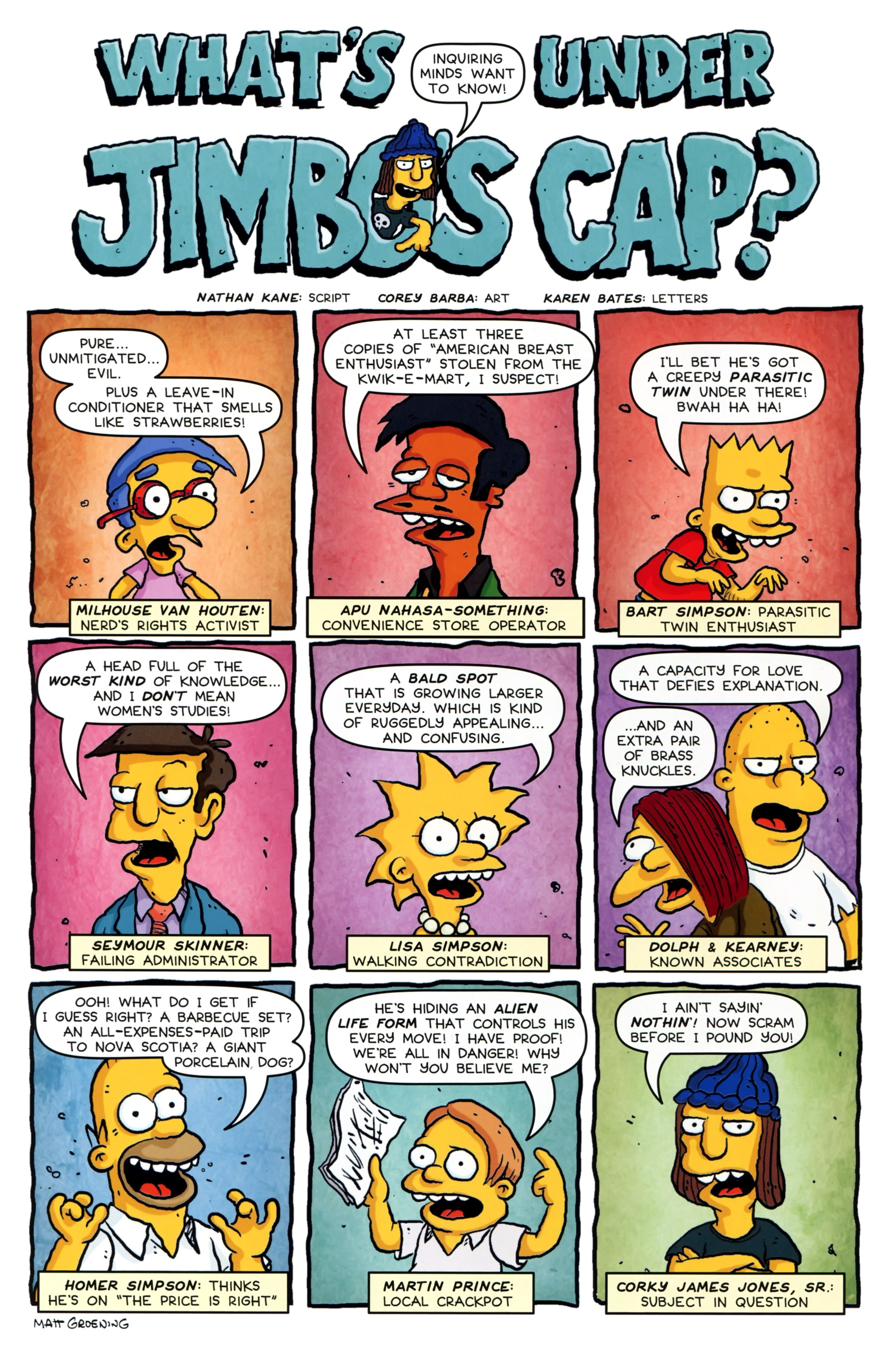 Read online Simpsons One-Shot Wonders: Jimbo comic -  Issue # Full - 15