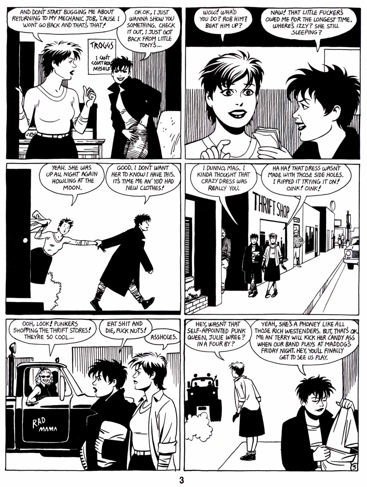 Read online Love and Rockets (1982) comic -  Issue #13 - 5