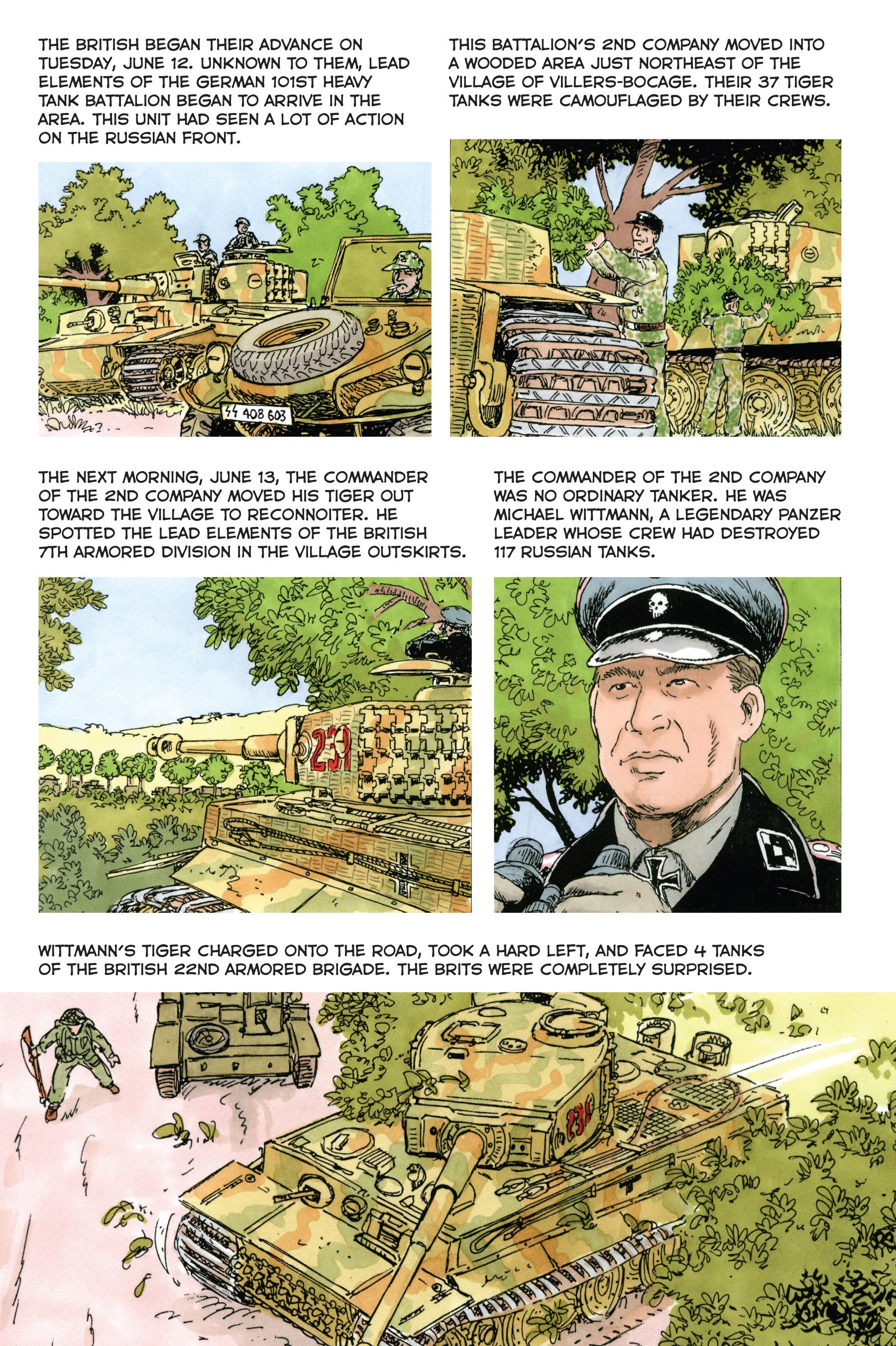 Read online Normandy: A Graphic History of D-Day, the Allied Invasion of Hitler's Fortress Europe comic -  Issue # TPB - 41