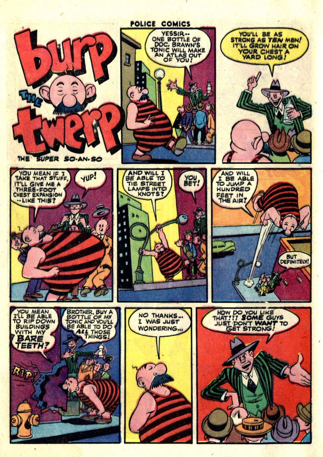 Read online Police Comics comic -  Issue #32 - 48