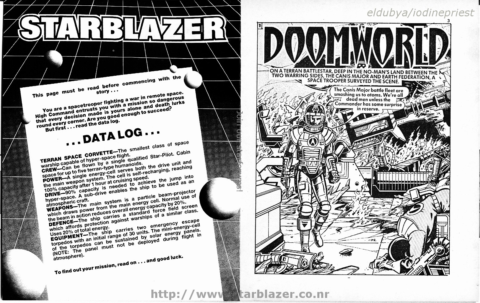 Read online Starblazer comic -  Issue #152 - 3