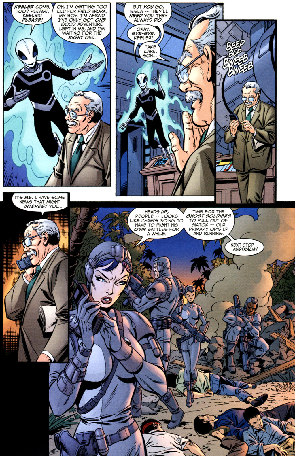 Read online Section Zero comic -  Issue #1 - 24