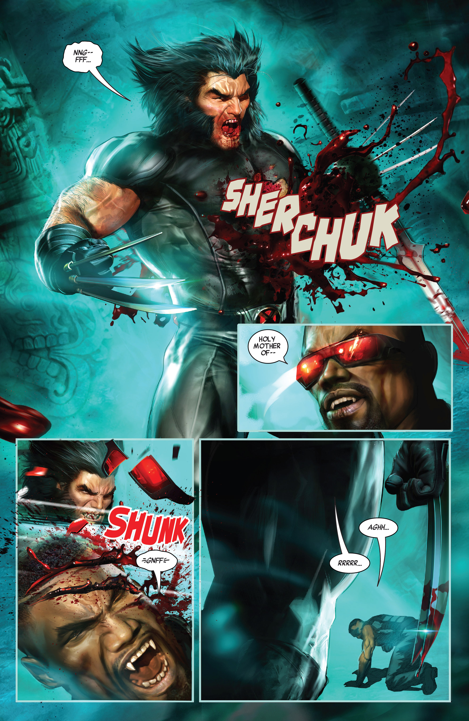 Read online Wolverine Vs. Blade Special comic -  Issue # Full - 28