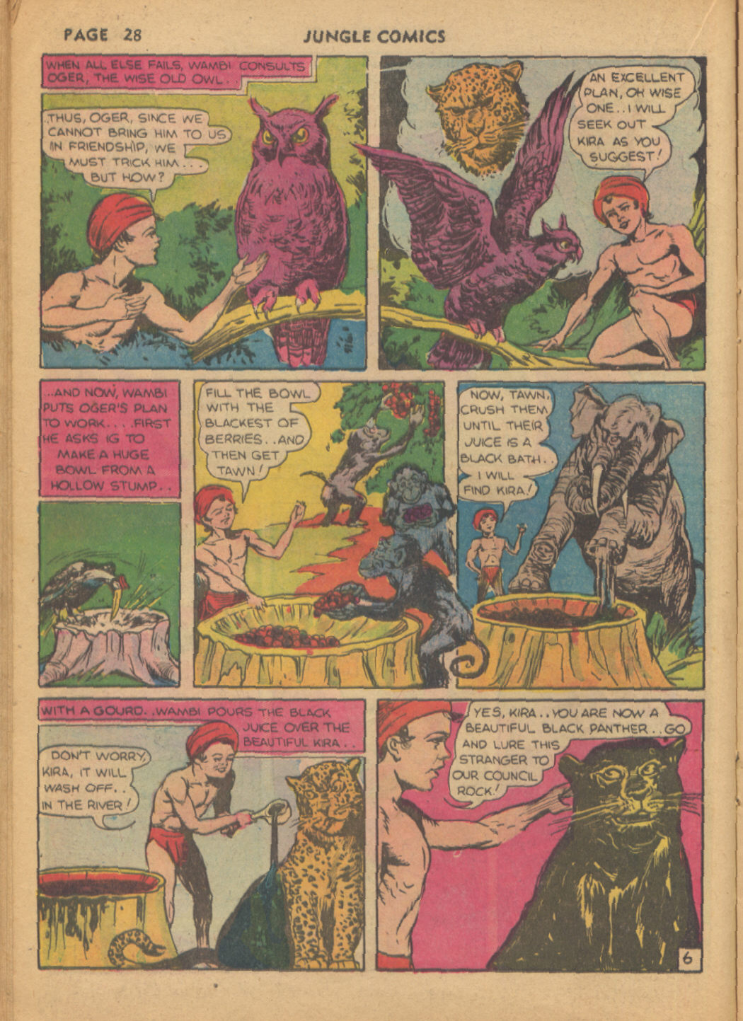 Read online Jungle Comics comic -  Issue #10 - 29