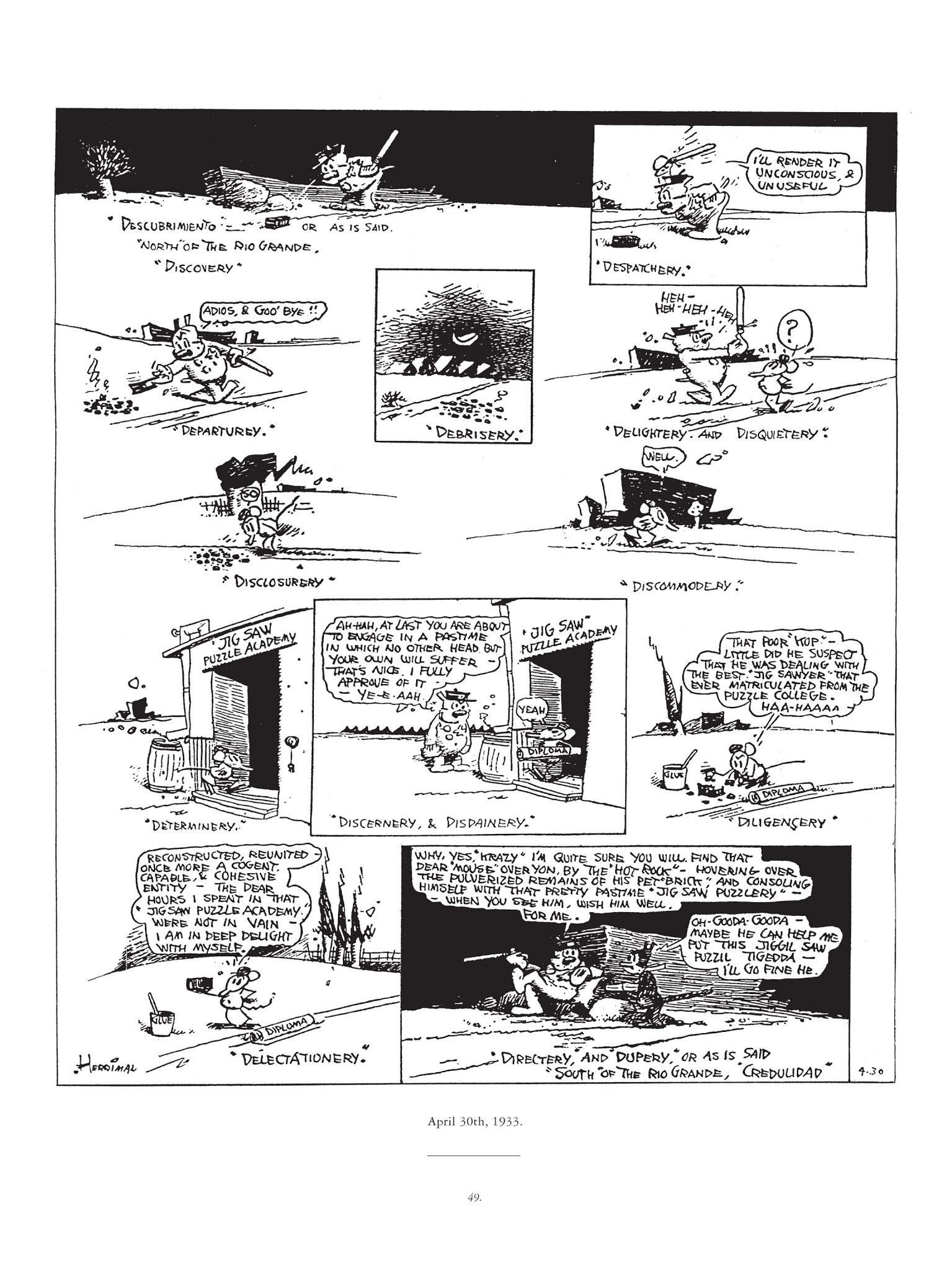 Read online Krazy & Ignatz comic -  Issue # TPB 8 - 48