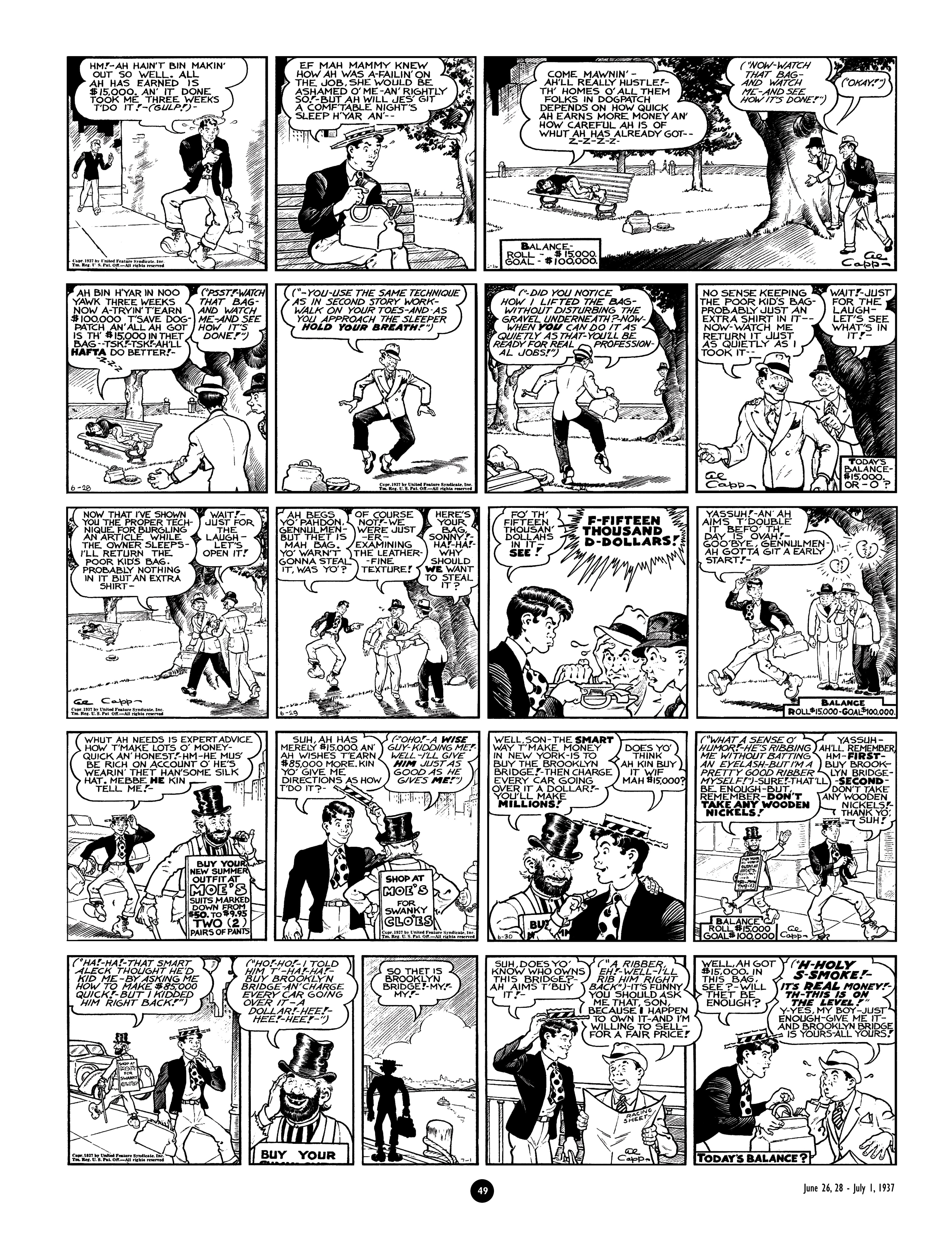 Read online Al Capp's Li'l Abner Complete Daily & Color Sunday Comics comic -  Issue # TPB 2 (Part 1) - 50