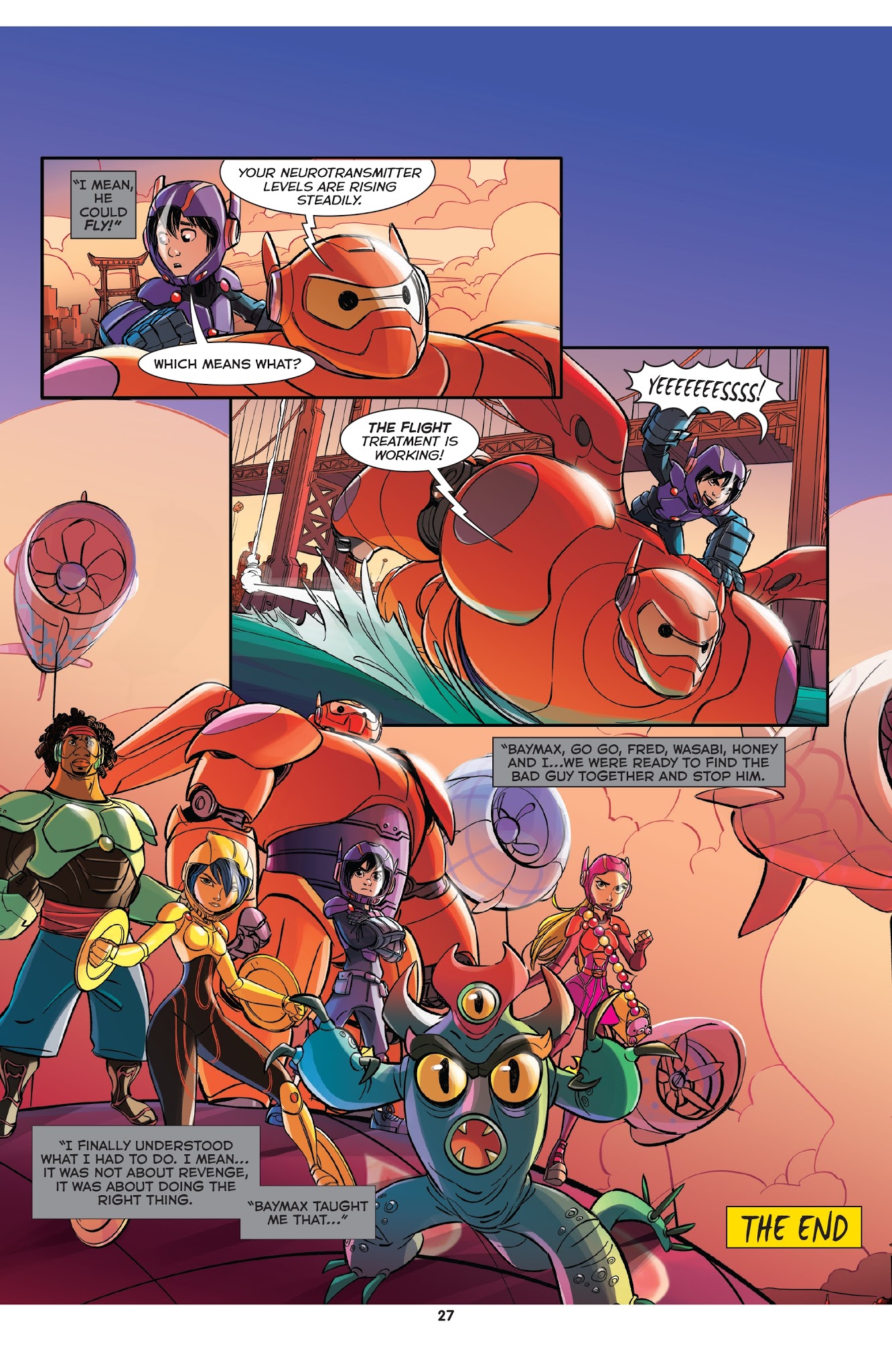 Read online Disney Big Hero 6: Heroes of San Fransokyo comic -  Issue # Full - 27