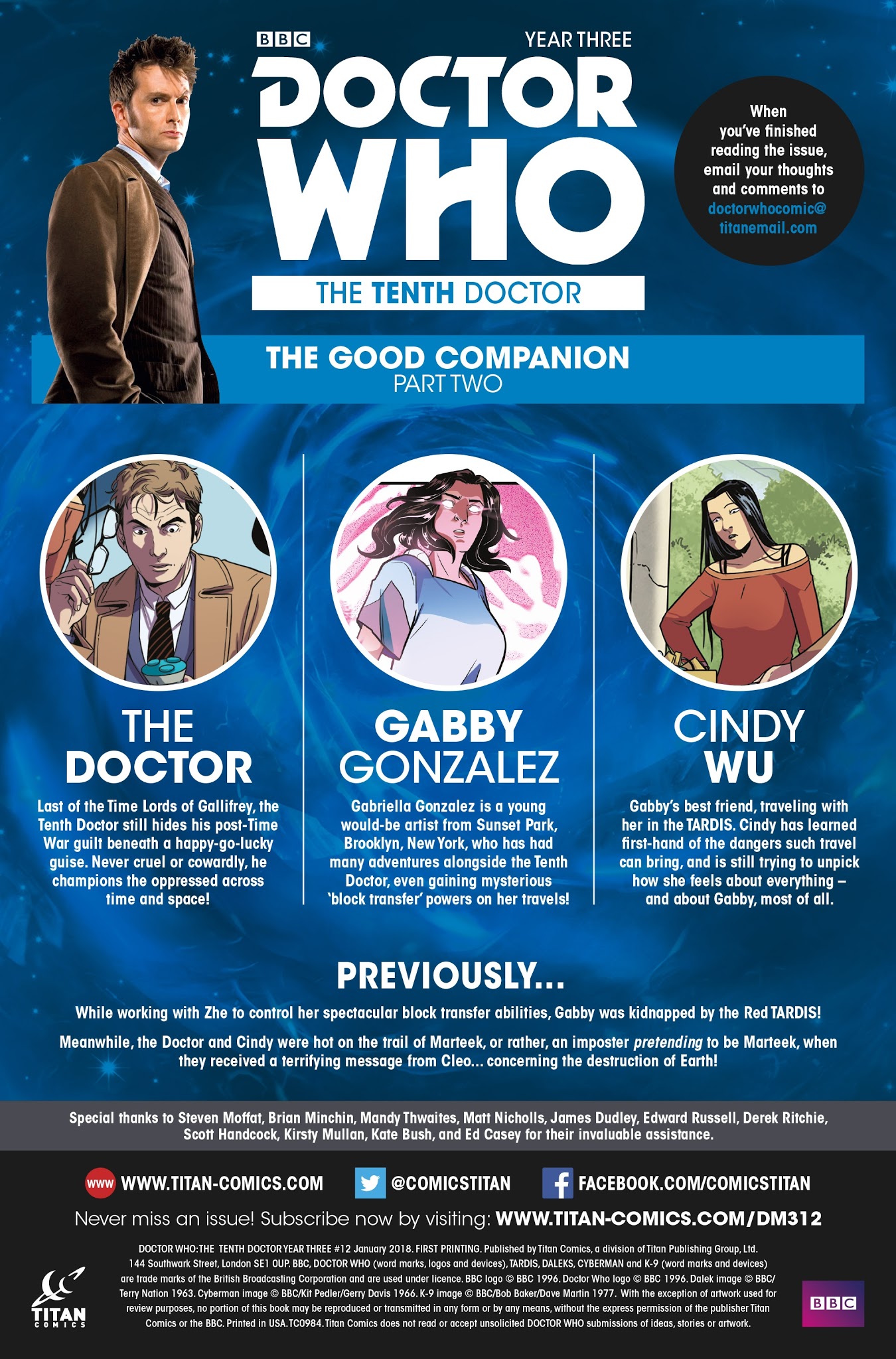 Read online Doctor Who: The Tenth Doctor Year Three comic -  Issue #12 - 3