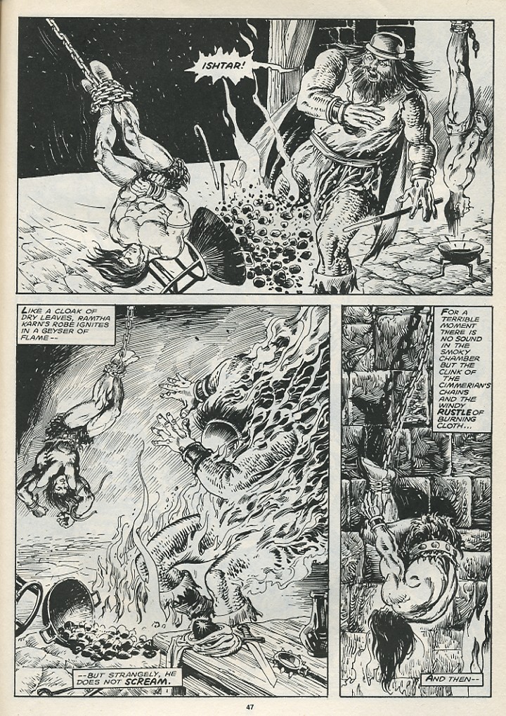 Read online The Savage Sword Of Conan comic -  Issue #174 - 49