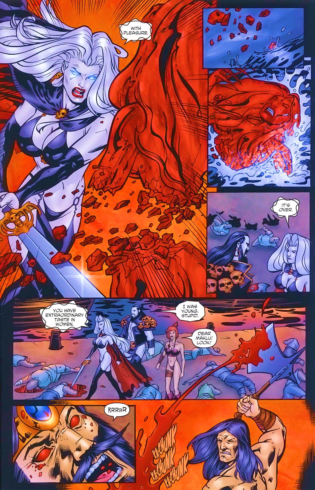 Read online Brian Pulido's Lady Death: Blacklands comic -  Issue #2 - 21