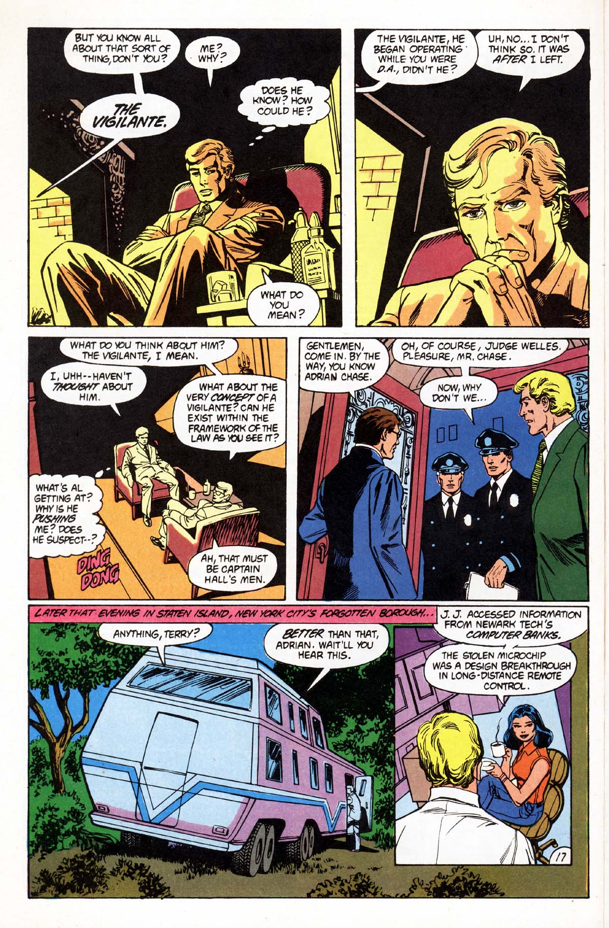Read online Vigilante (1983) comic -  Issue #8 - 18