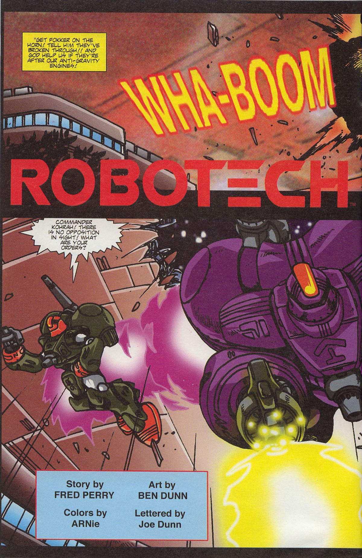 Read online Robotech (1997) comic -  Issue #3 - 5