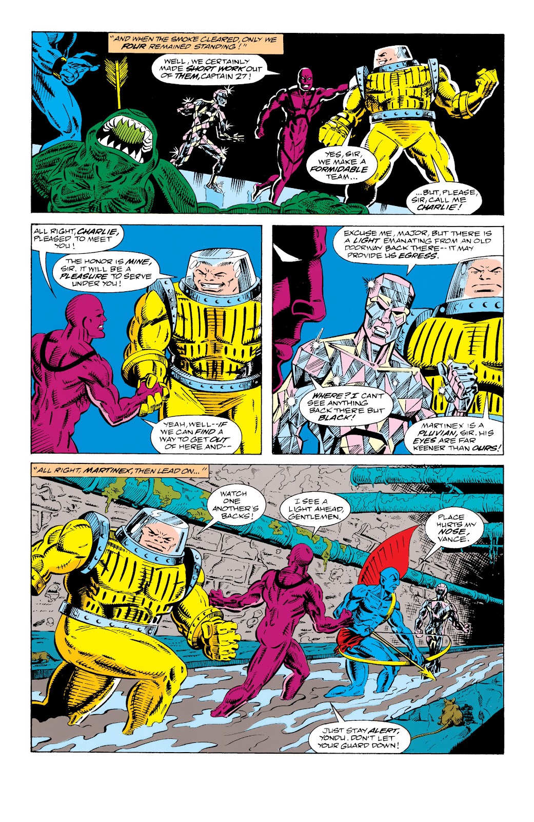 <{ $series->title }} issue TPB Guardians of the Galaxy by Jim Valentino 3 (Part 2) - Page 100