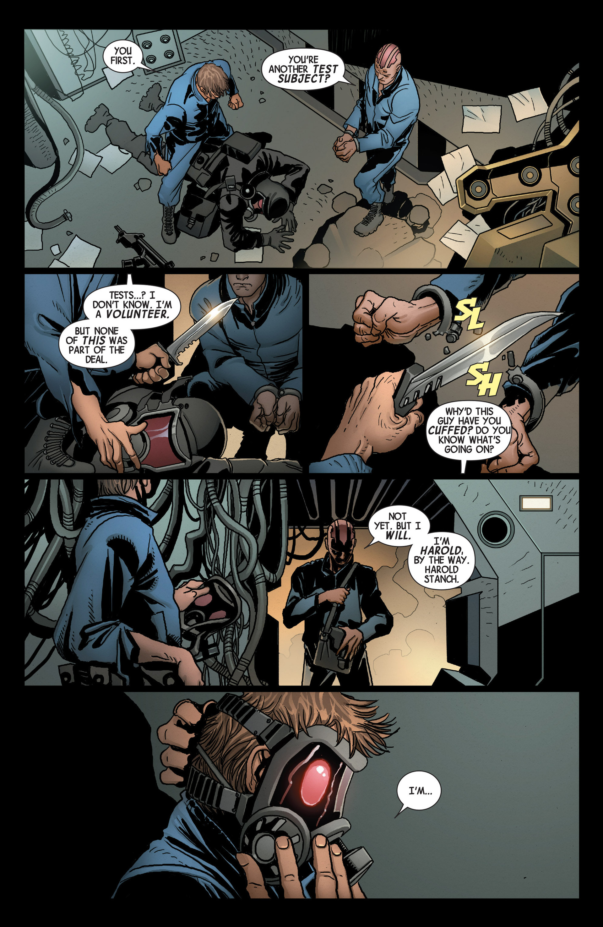 Read online Death of Wolverine: The Weapon X Program comic -  Issue #1 - 5