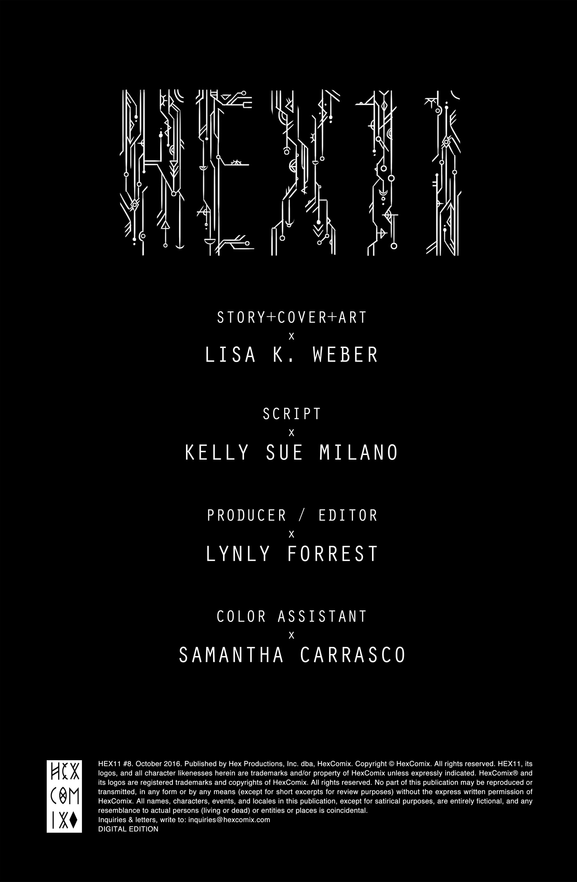 Read online Hex11 comic -  Issue #8 - 2