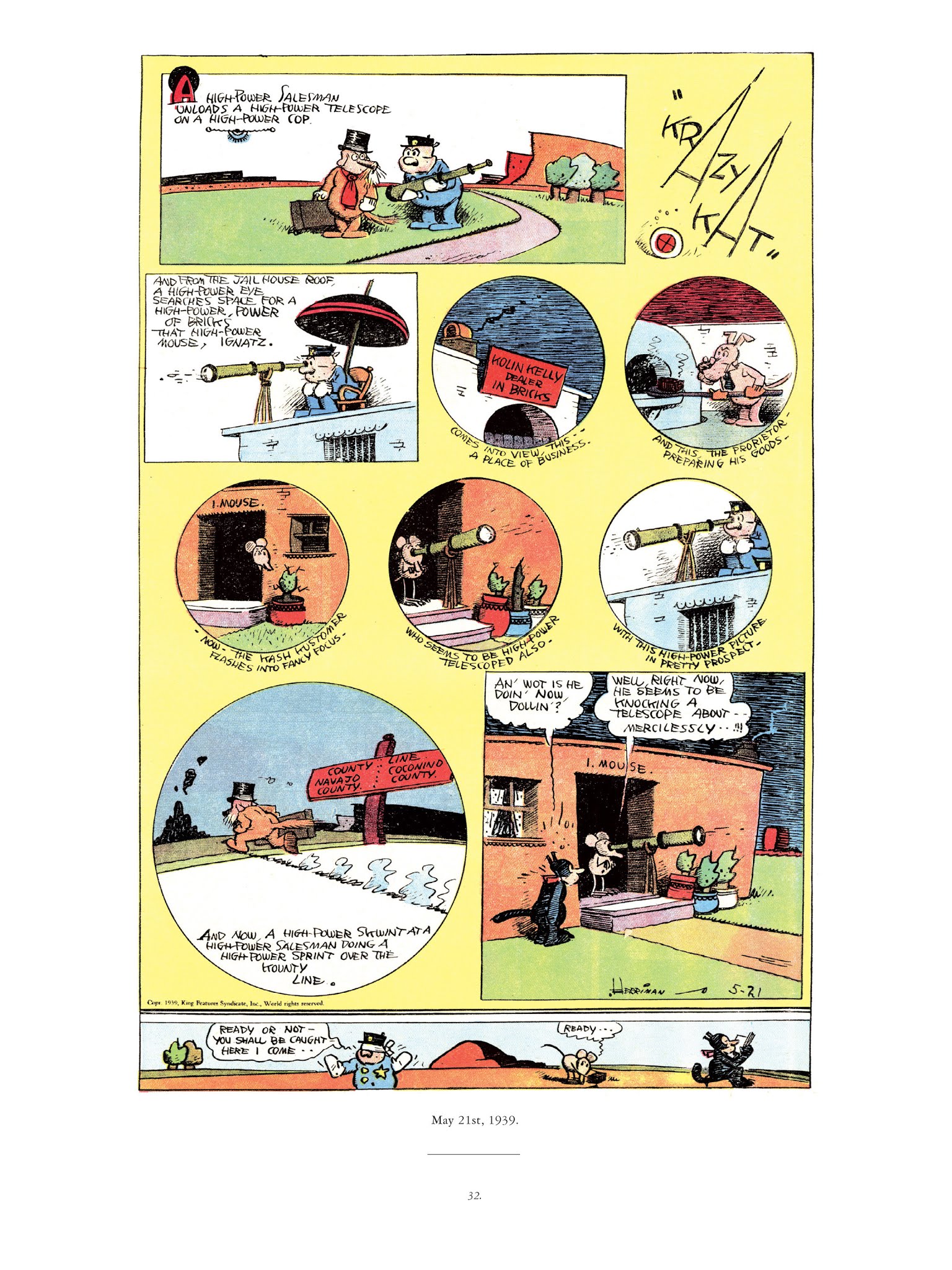 Read online Krazy & Ignatz comic -  Issue # TPB 11 - 32