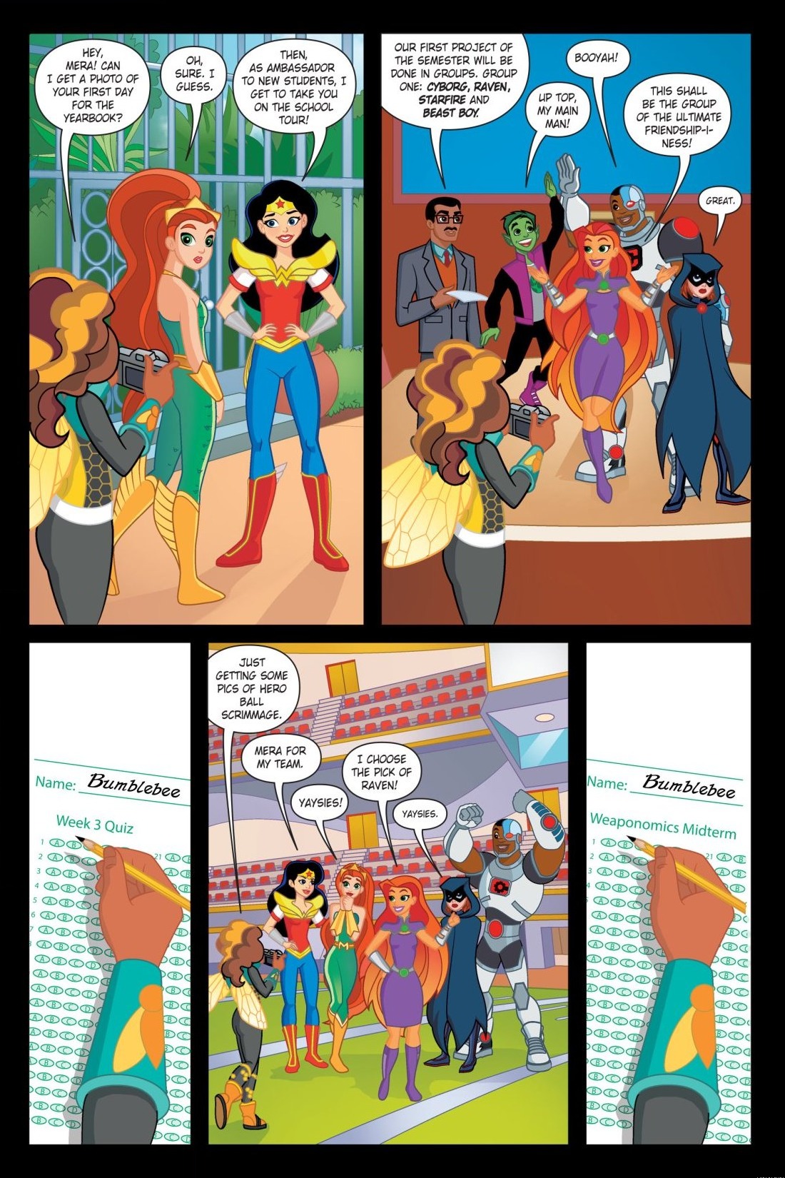 Read online DC Super Hero Girls: Search for Atlantis comic -  Issue # TPB - 11
