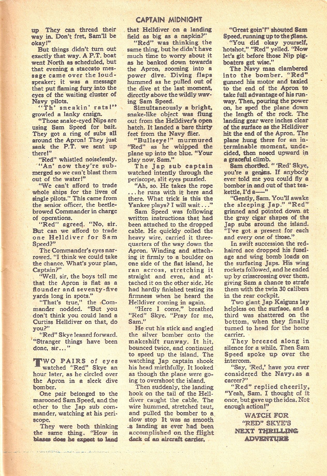 Read online Captain Midnight (1942) comic -  Issue #39 - 36