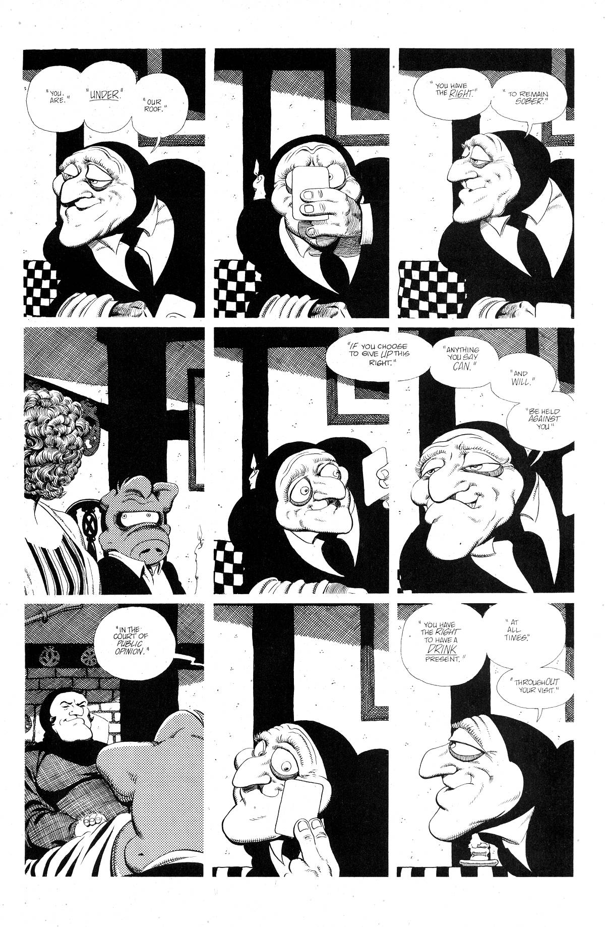 Read online Cerebus comic -  Issue #218 - 7