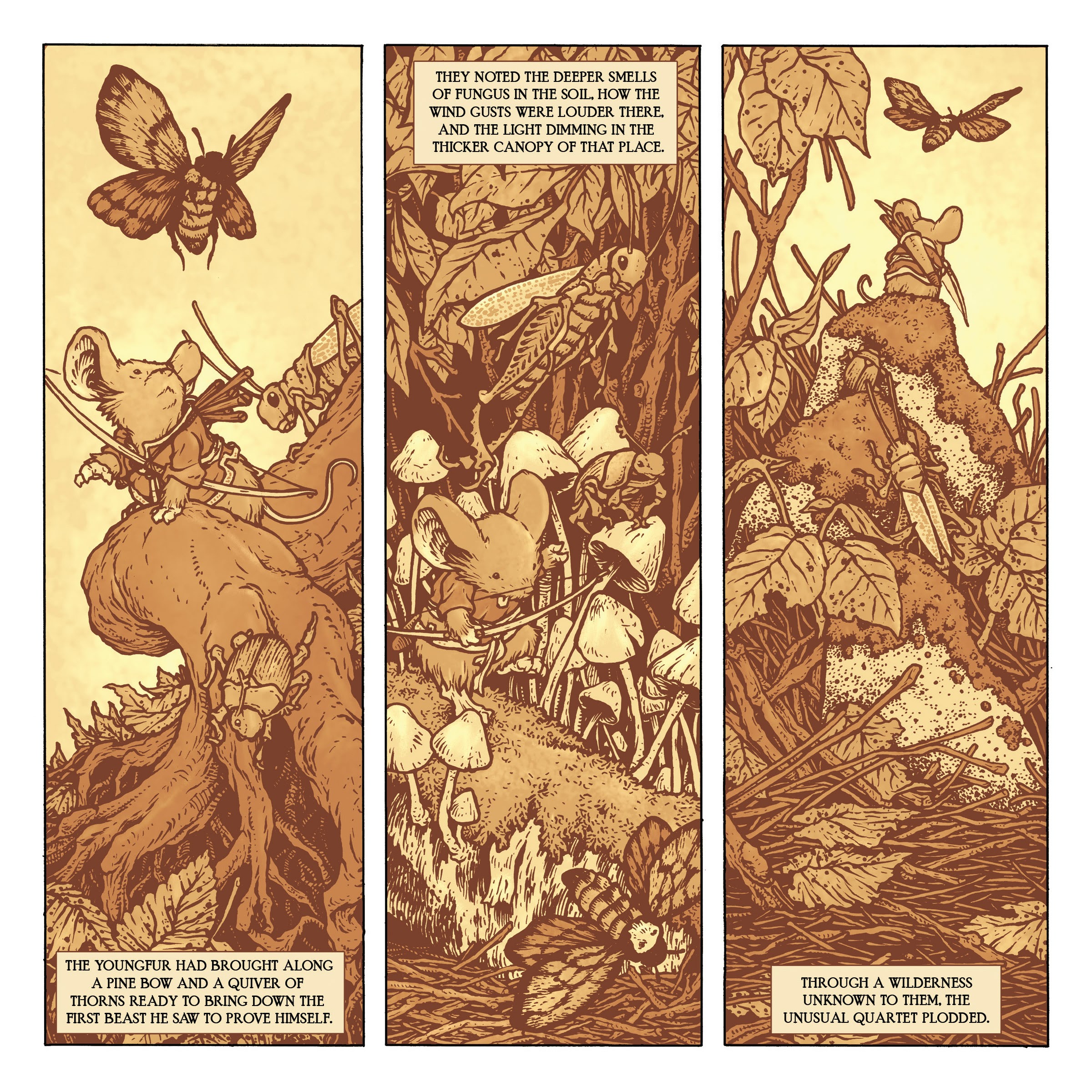 Read online Mouse Guard: The Owlhen Caregiver comic -  Issue #1 - 25