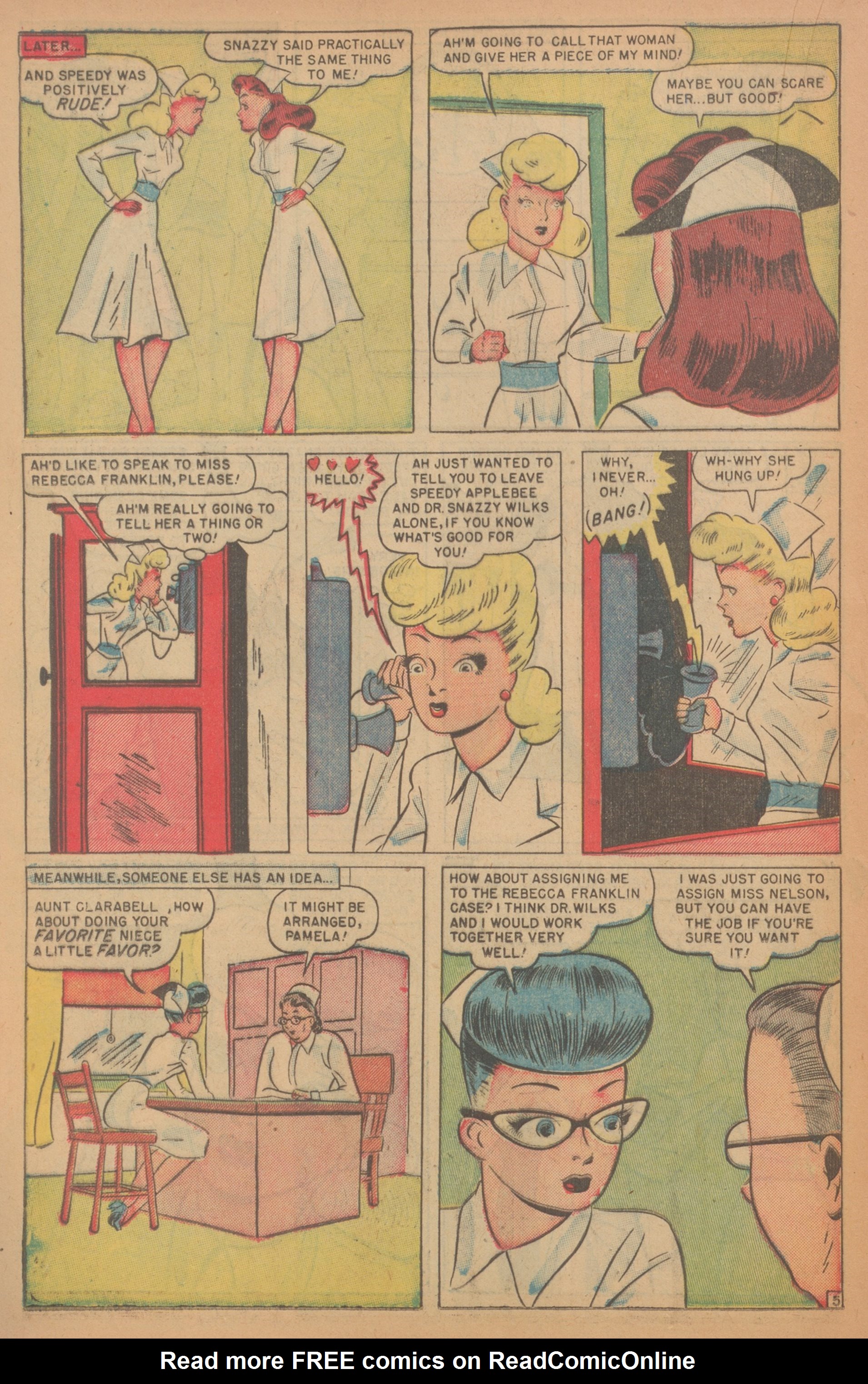 Read online Nellie The Nurse (1945) comic -  Issue #18 - 30