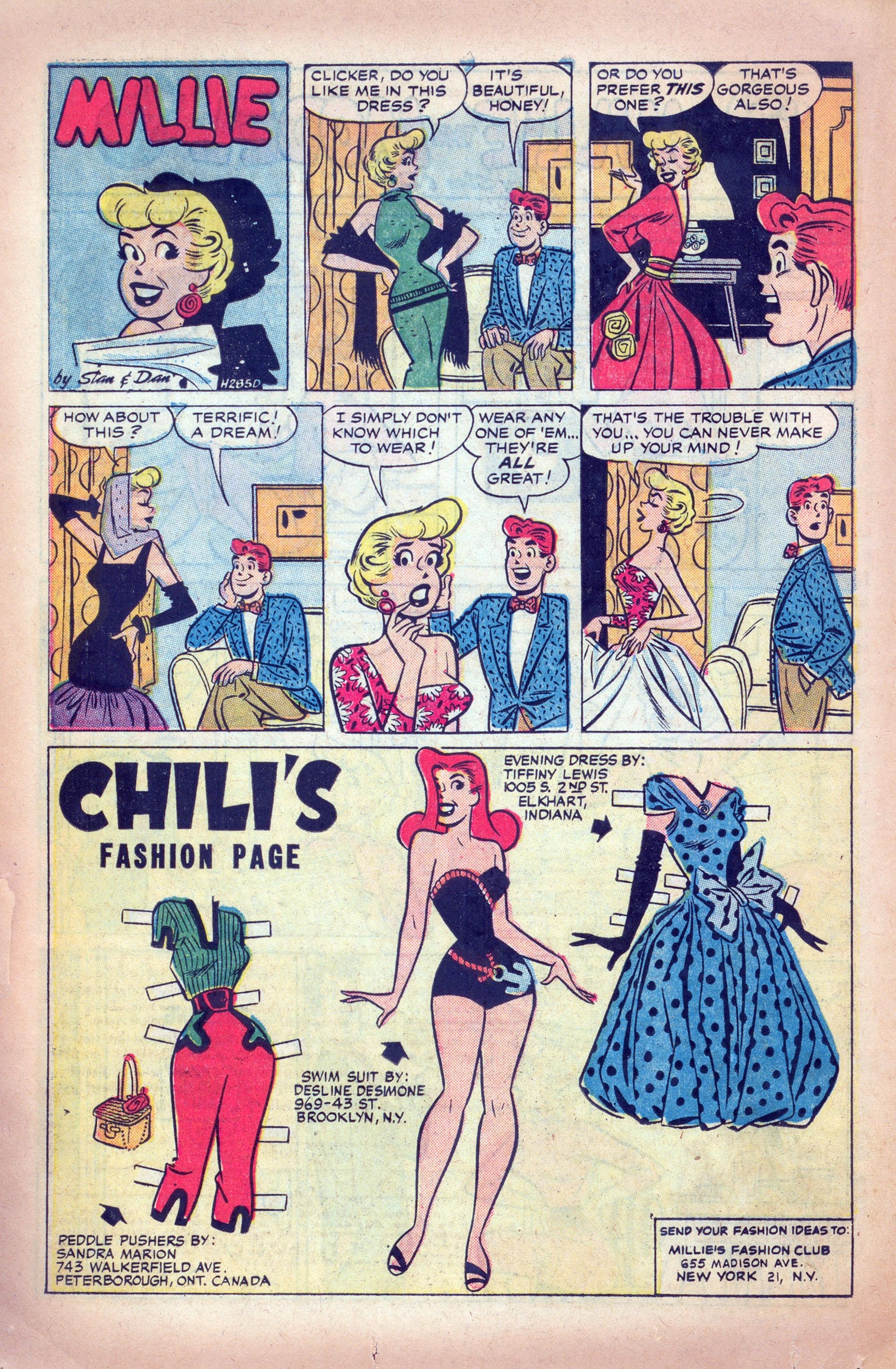 Read online Millie the Model comic -  Issue #67 - 18
