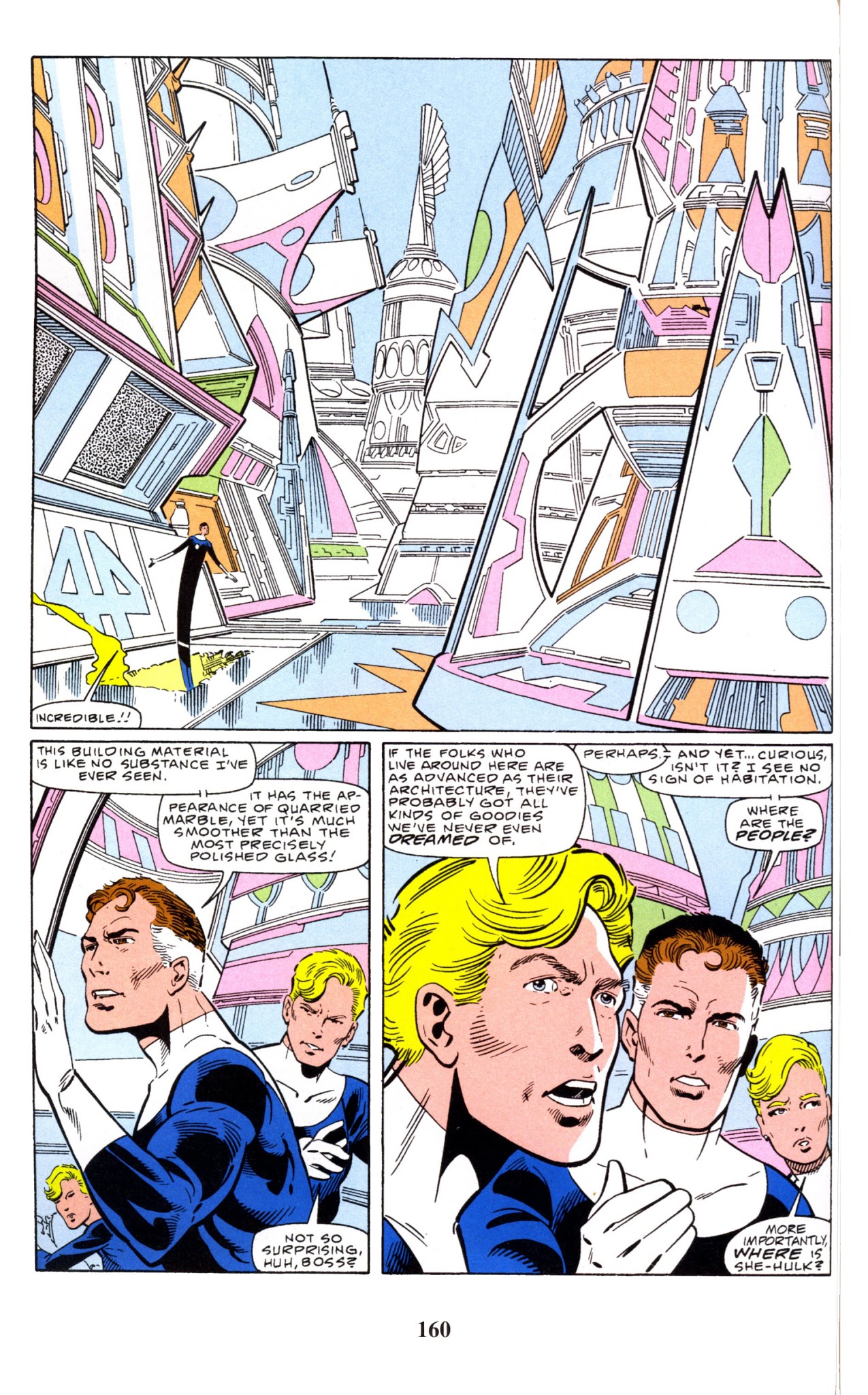 Read online Fantastic Four Visionaries: John Byrne comic -  Issue # TPB 8 - 161