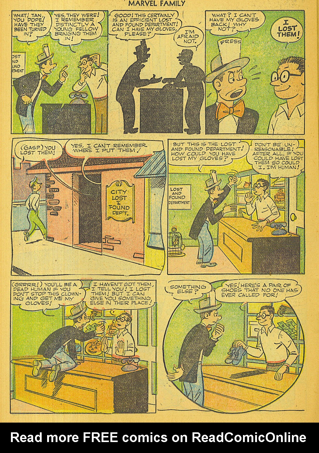 Read online The Marvel Family comic -  Issue #85 - 22
