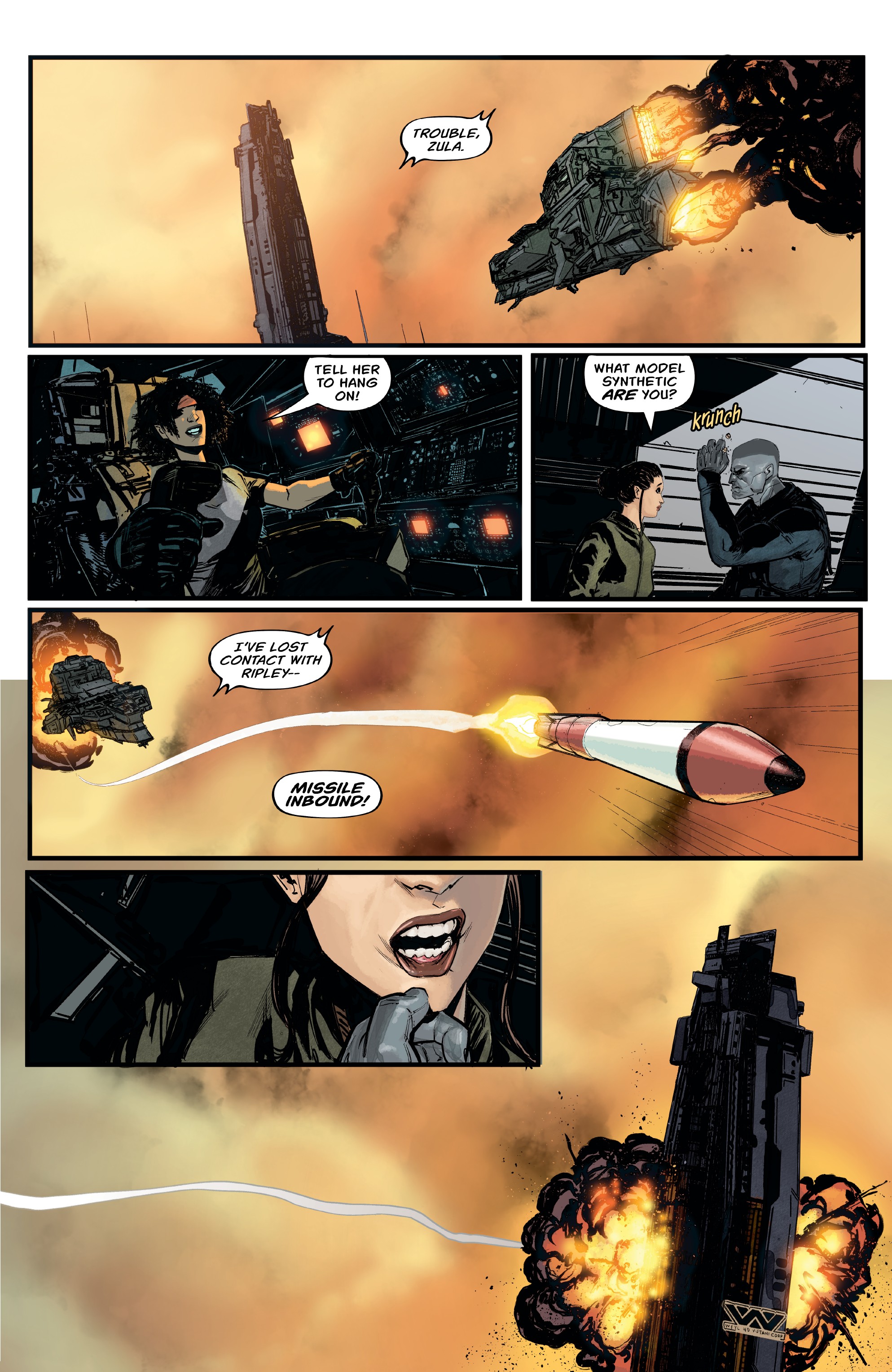 Read online Aliens: Resistance comic -  Issue #1 - 13