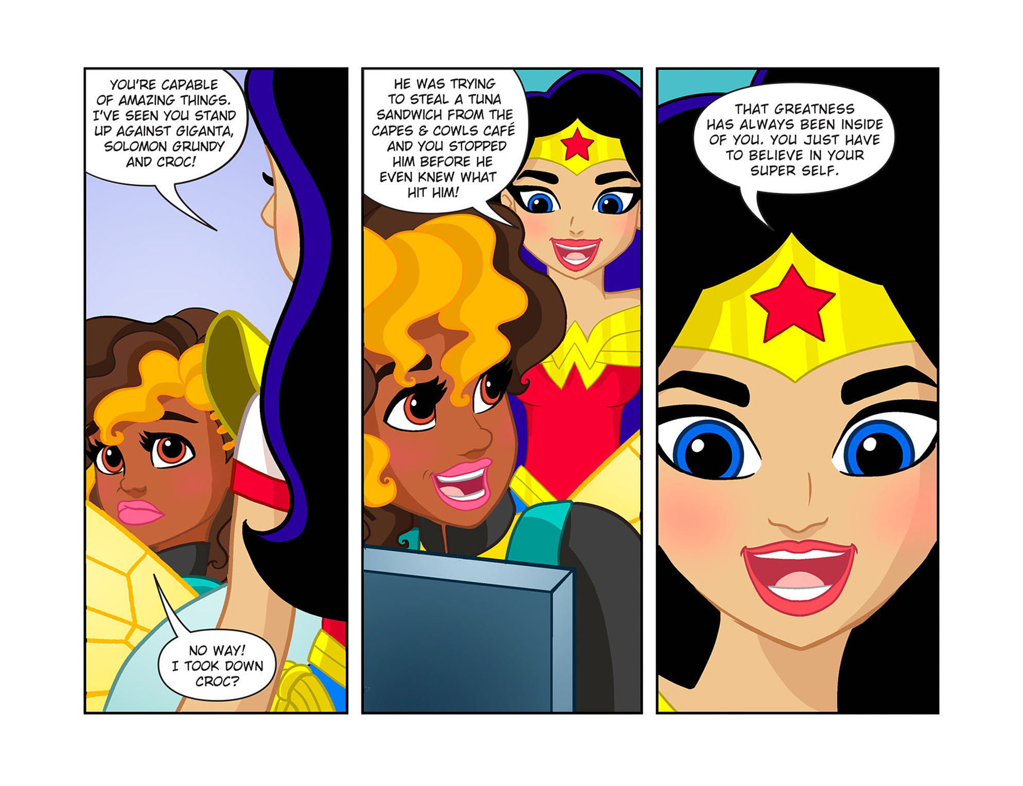 Read online DC Super Hero Girls: Past Times at Super Hero High comic -  Issue #6 - 16