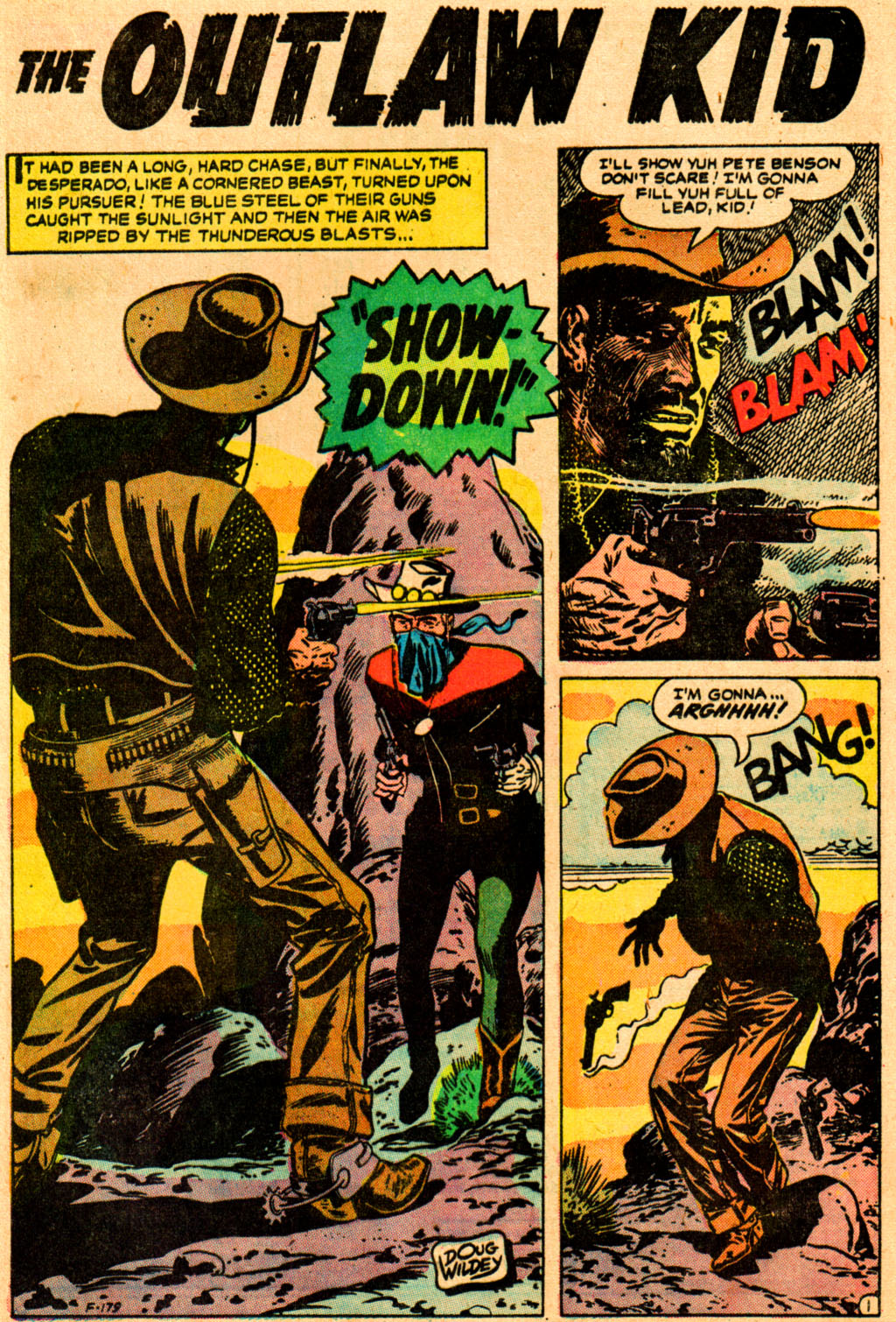 Read online The Outlaw Kid (1970) comic -  Issue #17 - 18