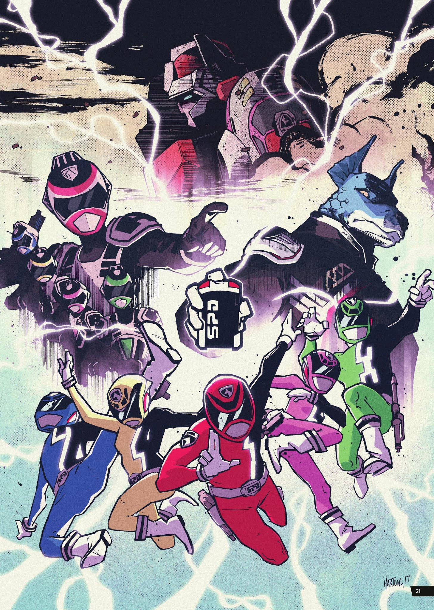 Read online Saban's Power Rangers Artist Tribute comic -  Issue # TPB - 20