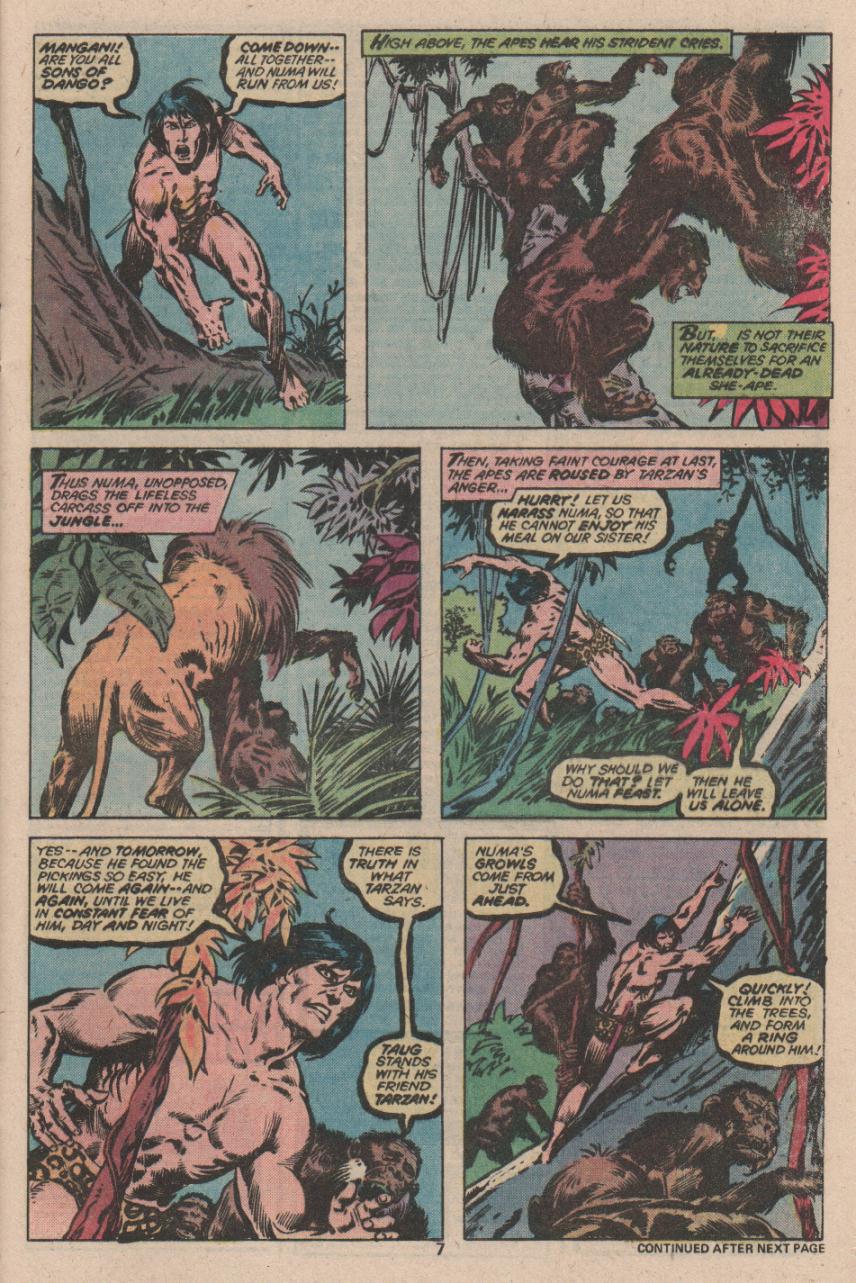 Read online Tarzan (1977) comic -  Issue #12 - 6