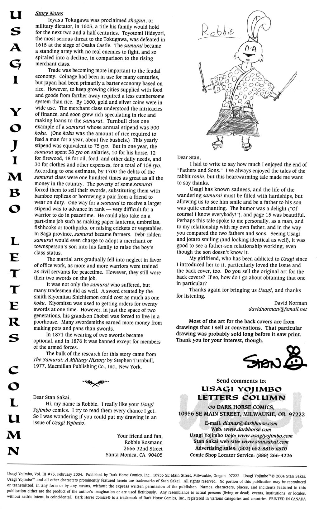 Read online Usagi Yojimbo (1996) comic -  Issue #73 - 27