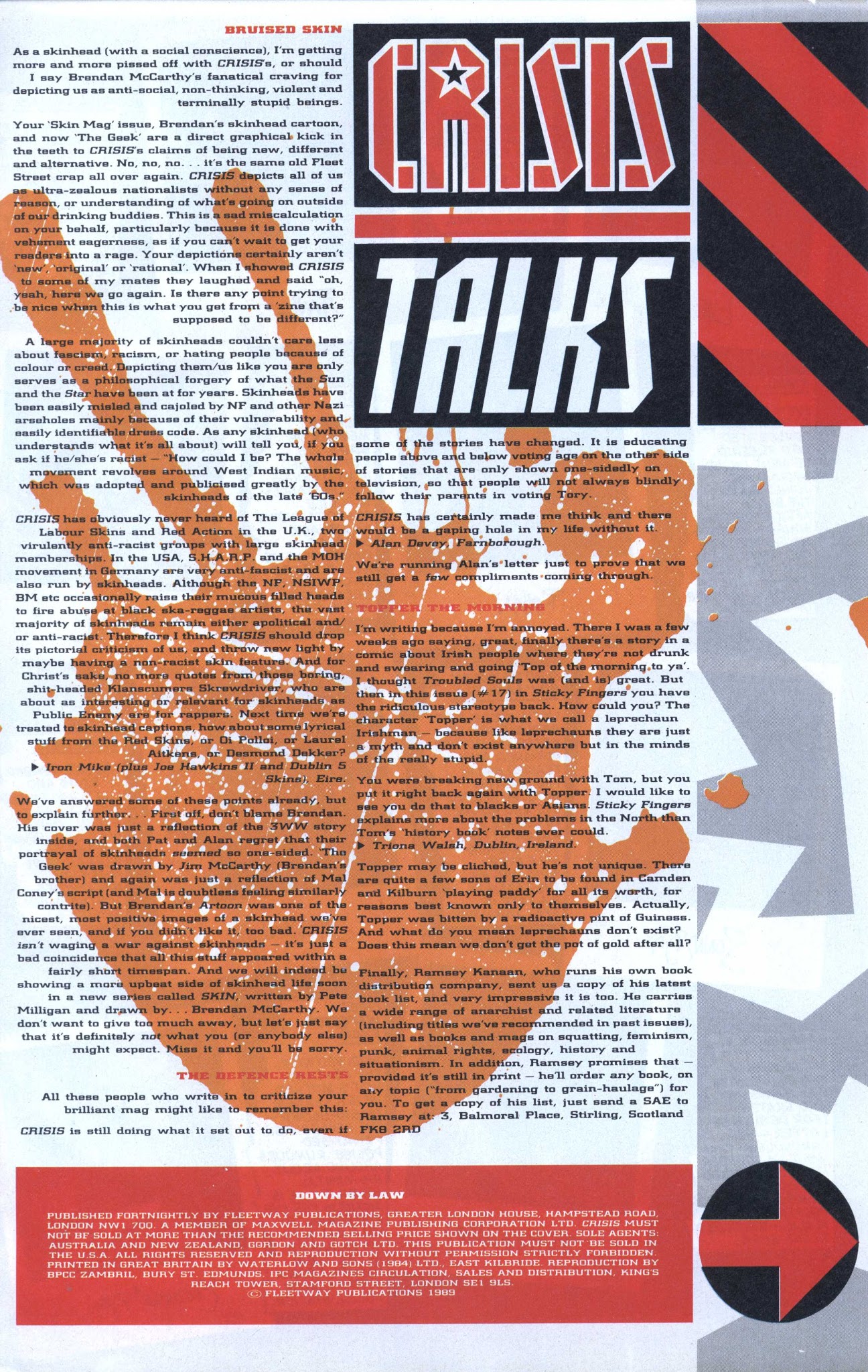 Read online Crisis comic -  Issue #25 - 31