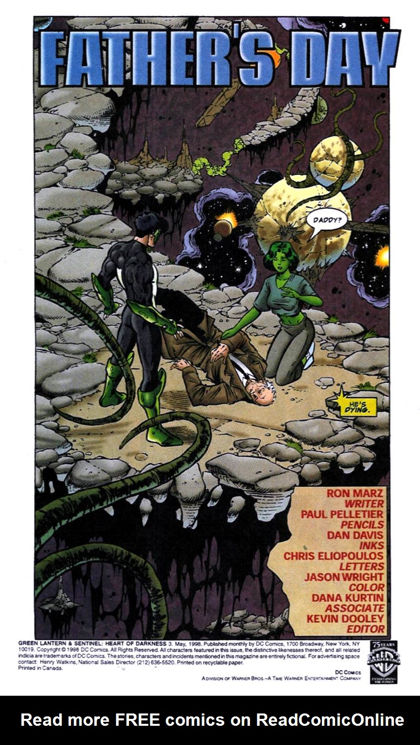 Read online Green Lantern/Sentinel: Heart of Darkness comic -  Issue #3 - 2