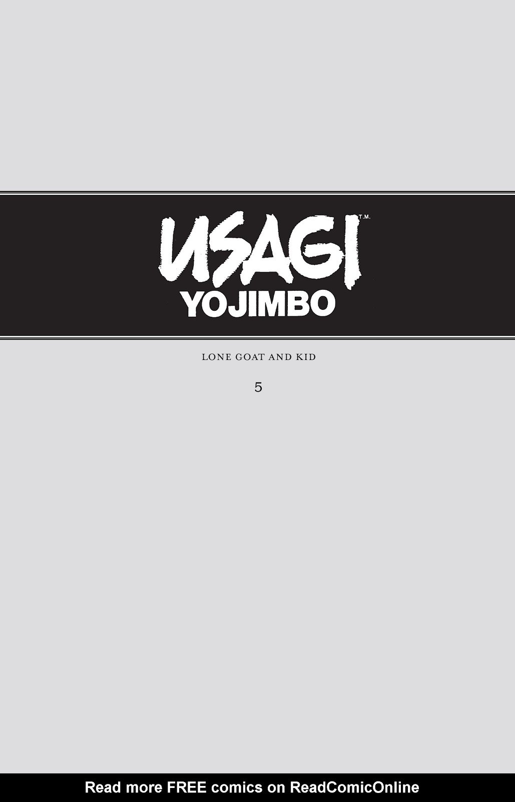 Usagi Yojimbo (1987) issue TPB 5 - Page 2