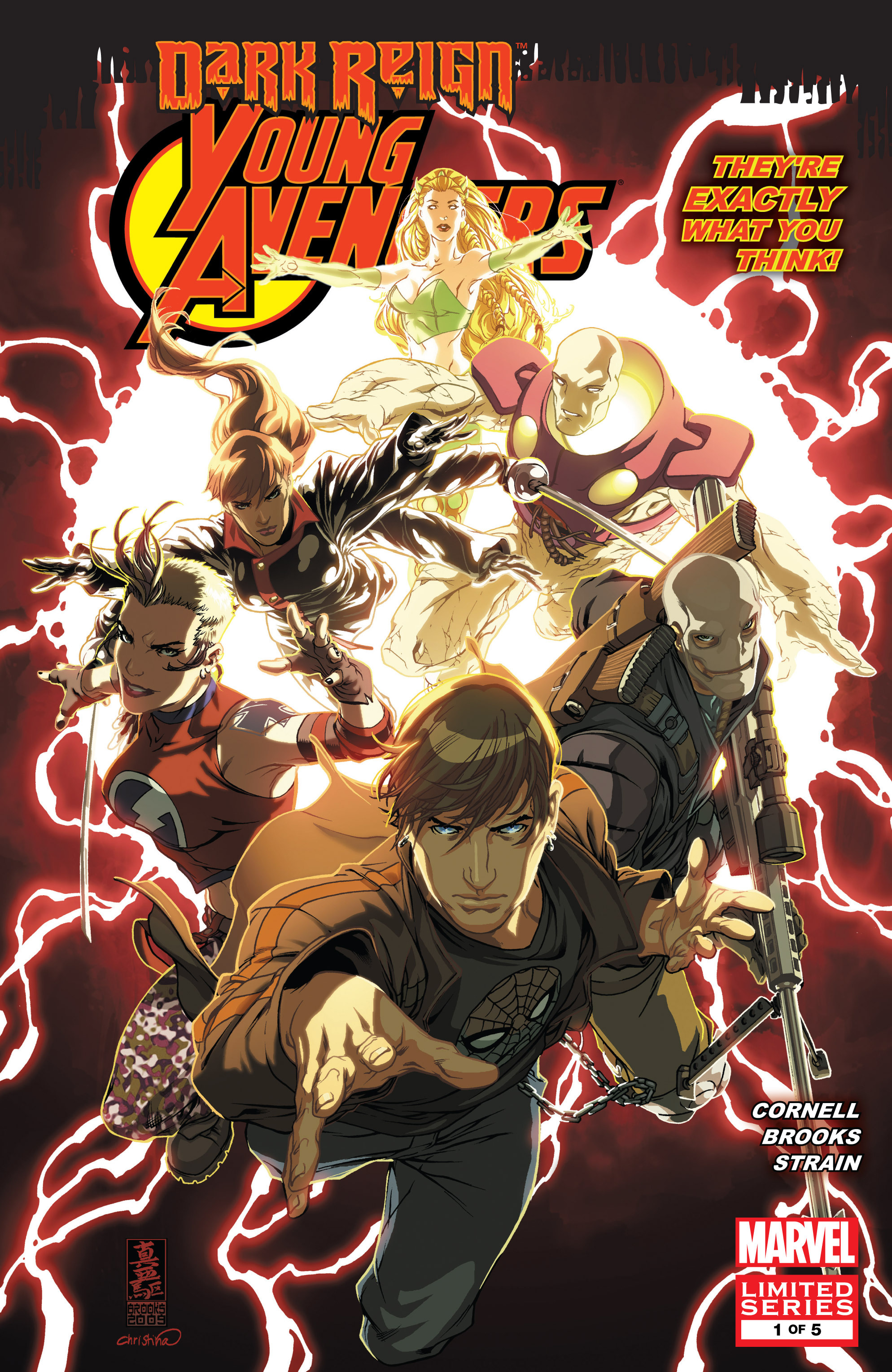Read online Dark Reign: Young Avengers comic -  Issue #1 - 1